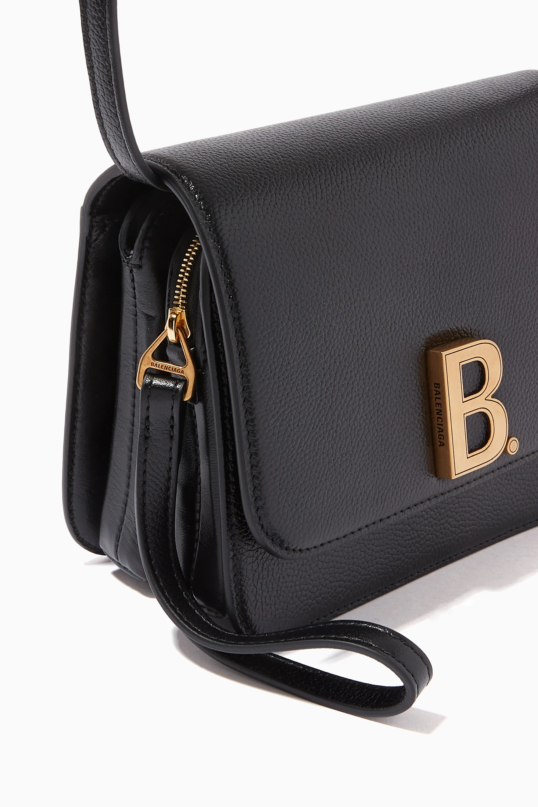 Buy Balenciaga Black Small Bag in Grained Calfskin For Women
