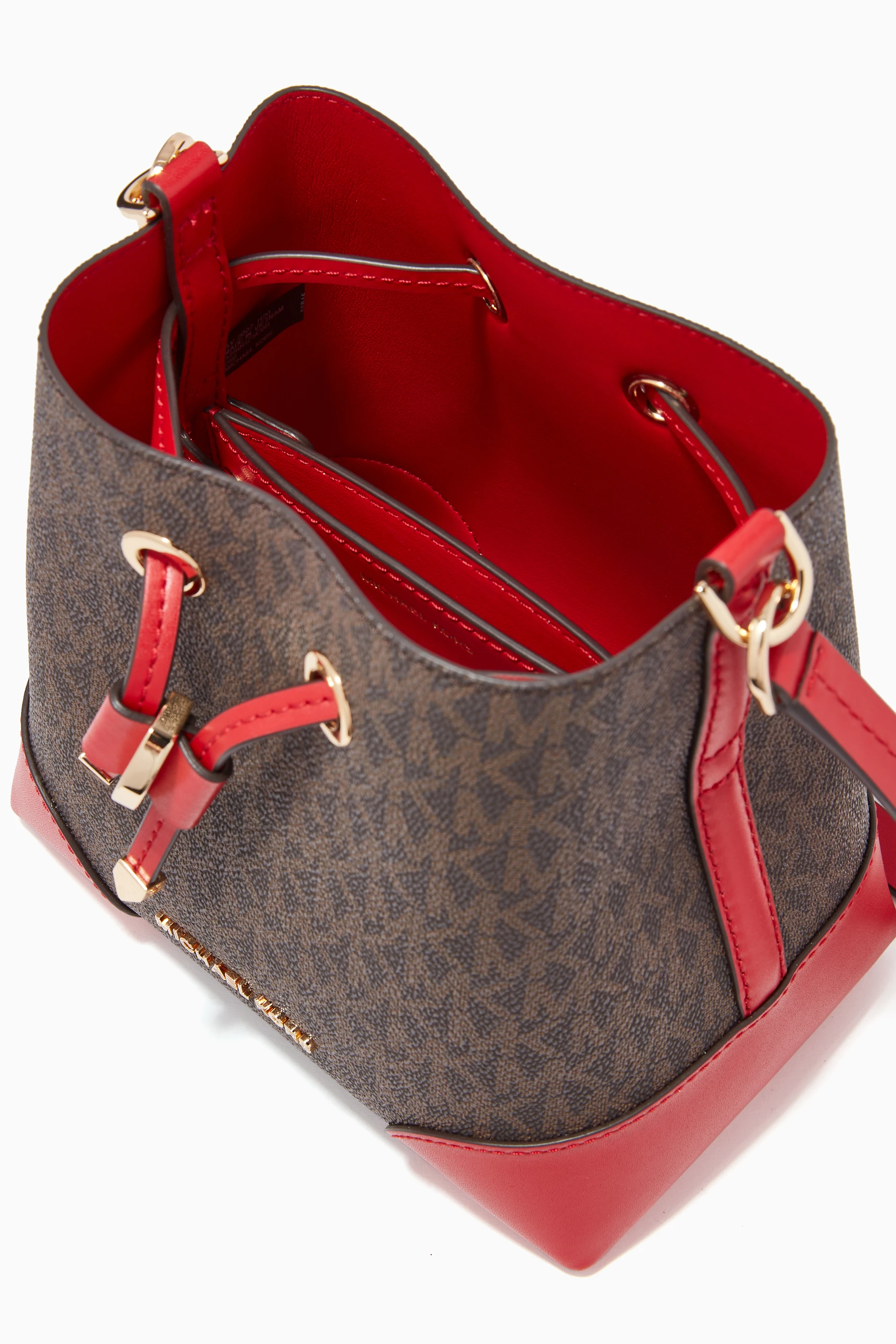 Buy Michael Kors Neutral Extra Small Mercer Gallery Crossbody Bag in Logo Canvas Leather For Women Online Ounass Bahrain