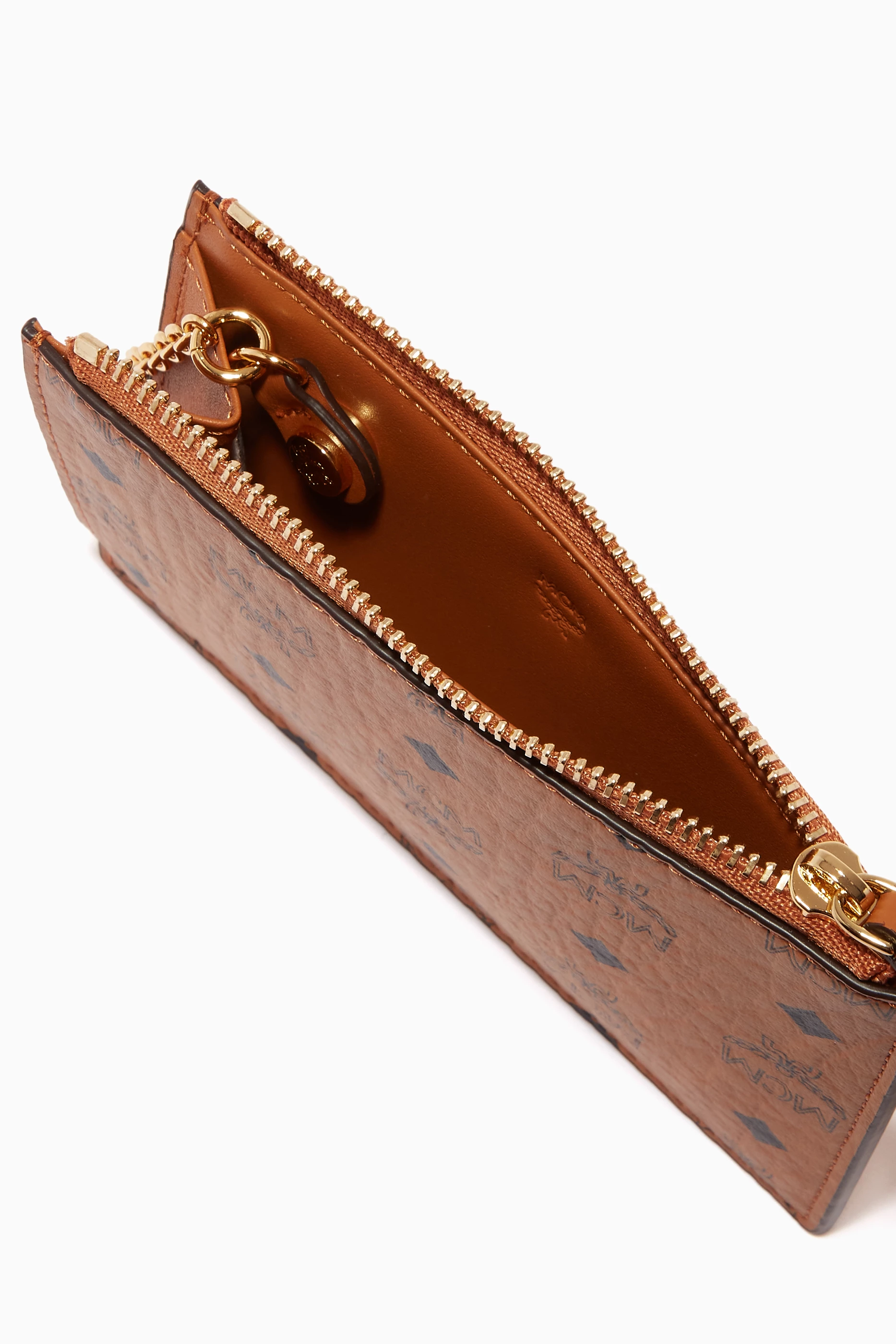 Buy MCM Brown Key Pouch in Visetos Original For UNISEX Online Ounass Bahrain
