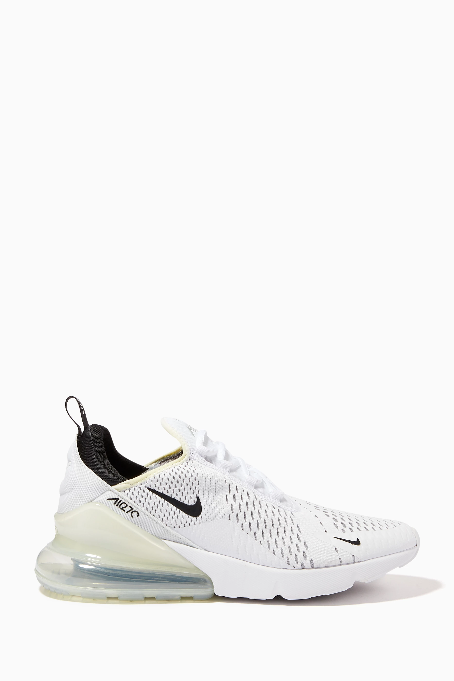 Buy Nike White Air Max 270 Sneakers For Men Online Ounass Bahrain