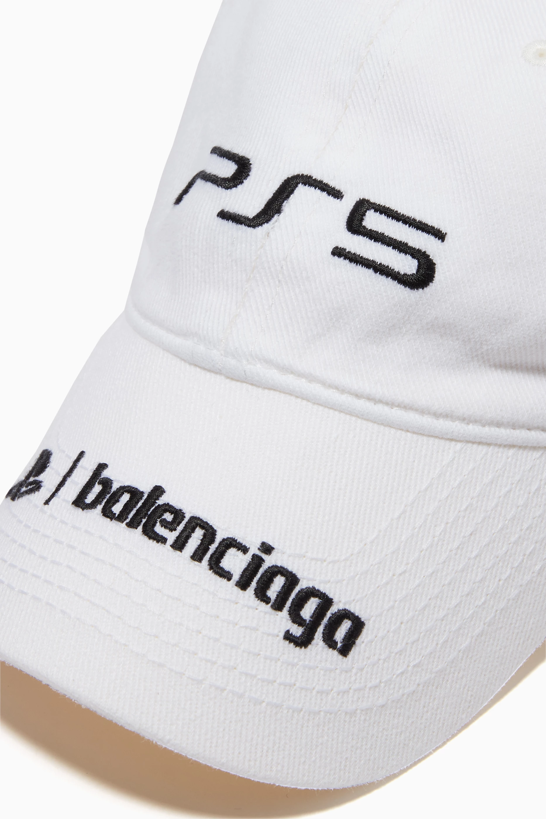 Buy Balenciaga White Ps5 Cap in Cotton For Men Online | Ounass Bahrain