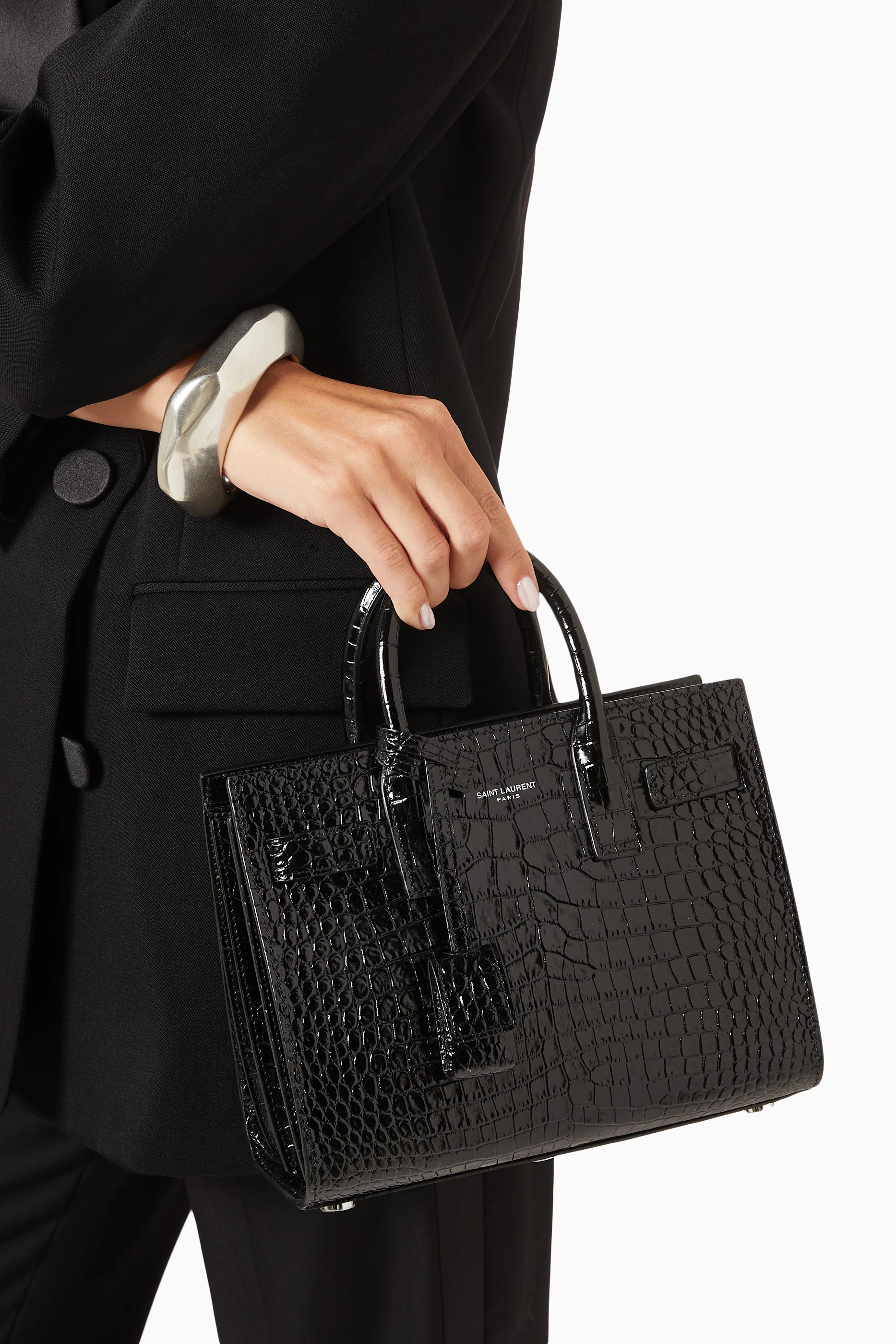 Sac de jour croc embossed 2025