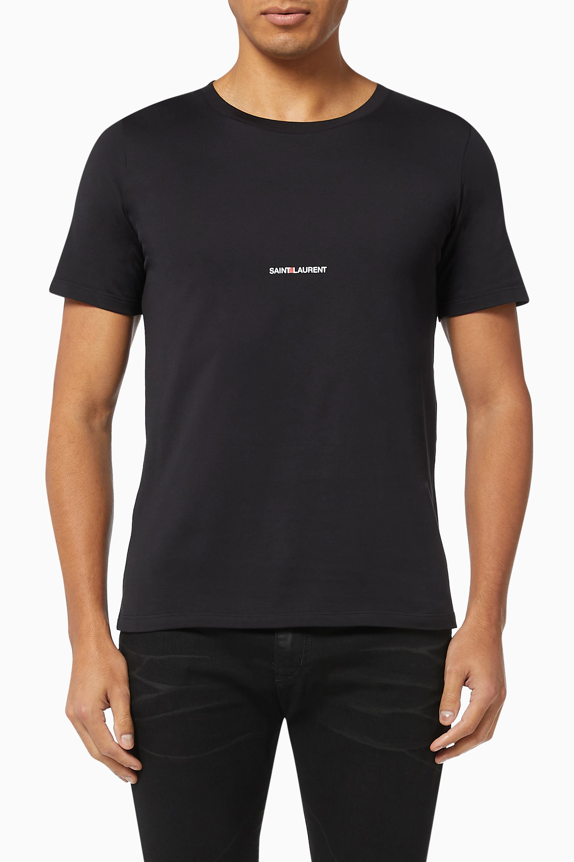 T shirt uomo saint laurent discount