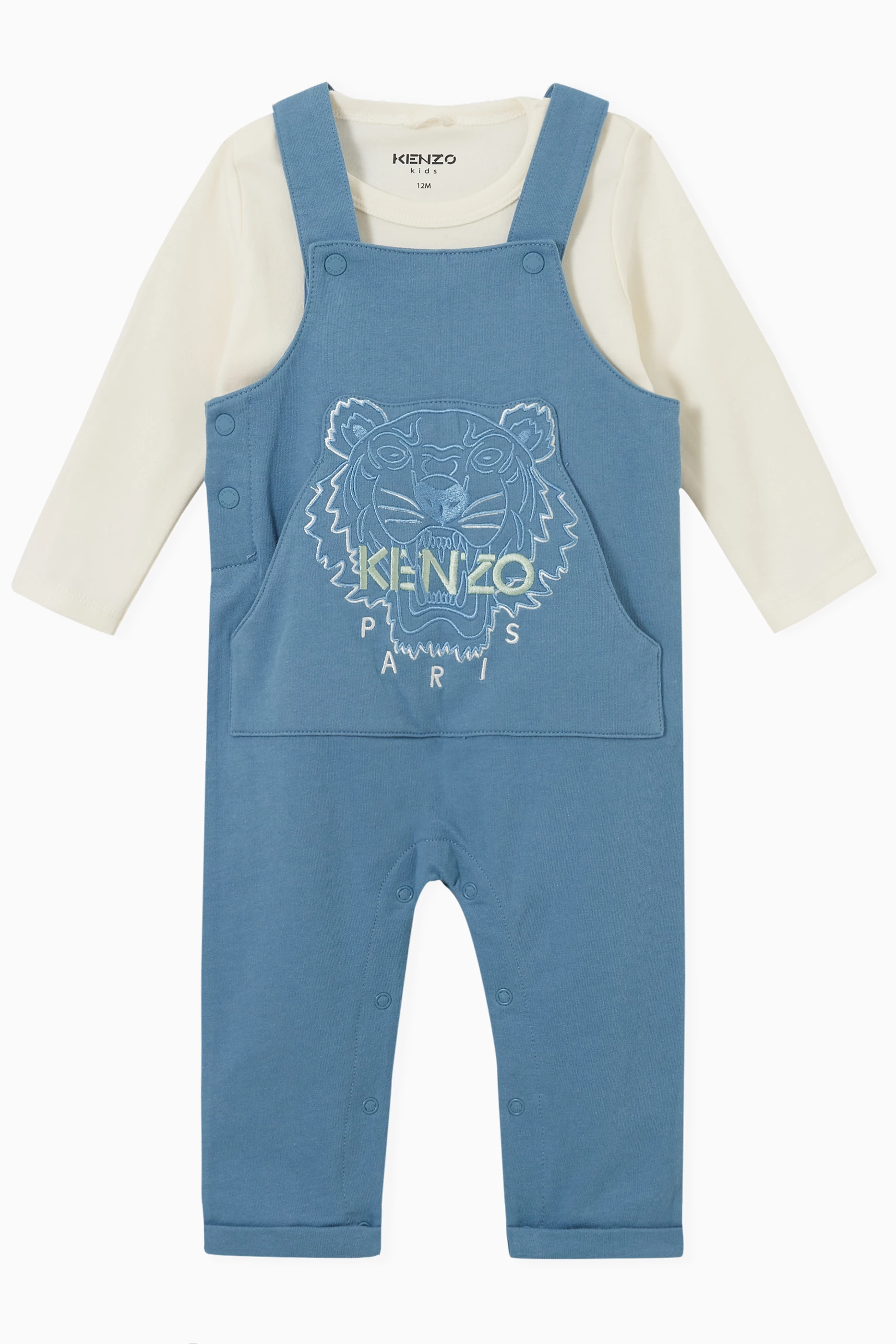 Baju Kenzo Jumper Baby Blue Kenzo Infant Clothing KENZO BABY BOYS