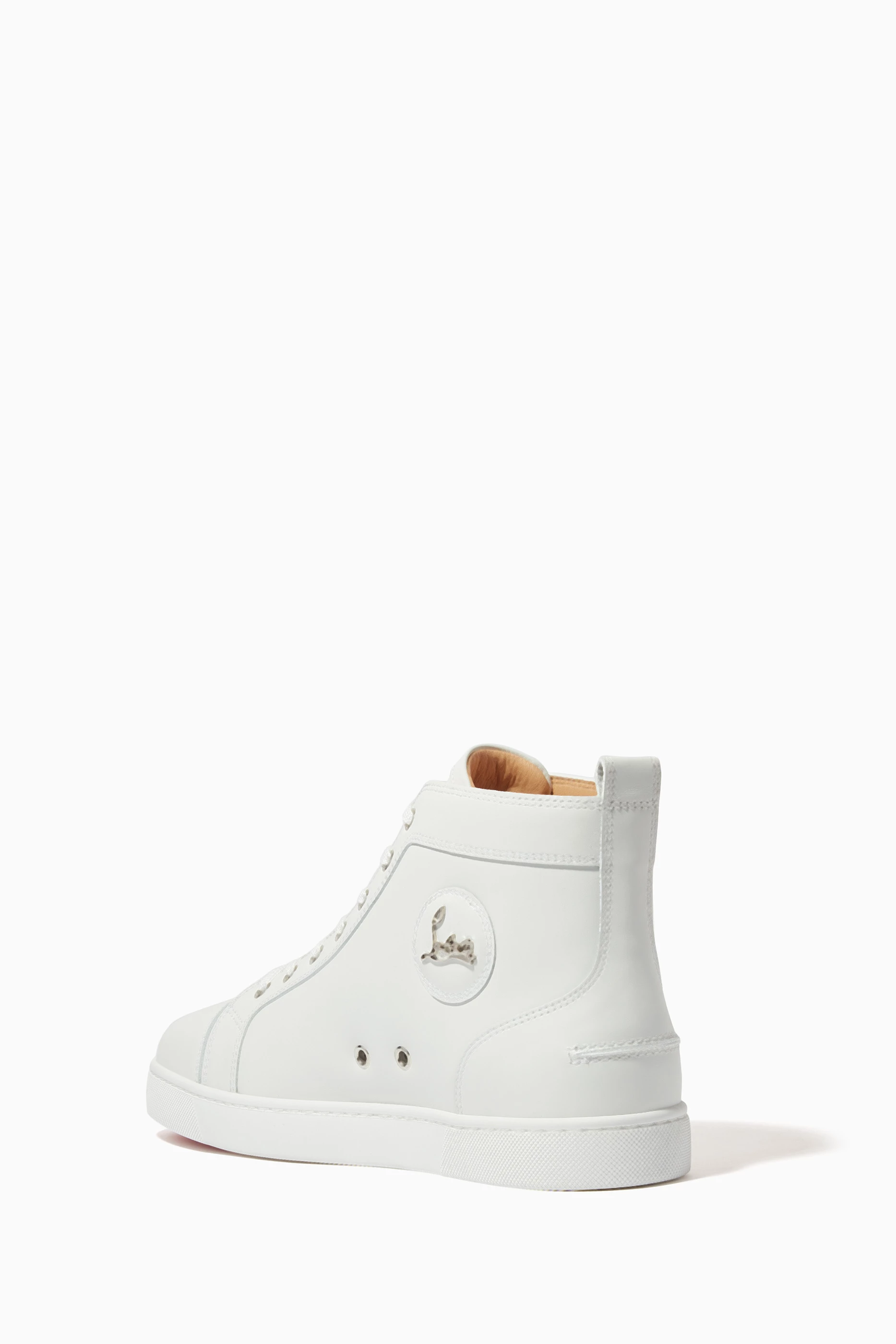 White high top louboutins cheap