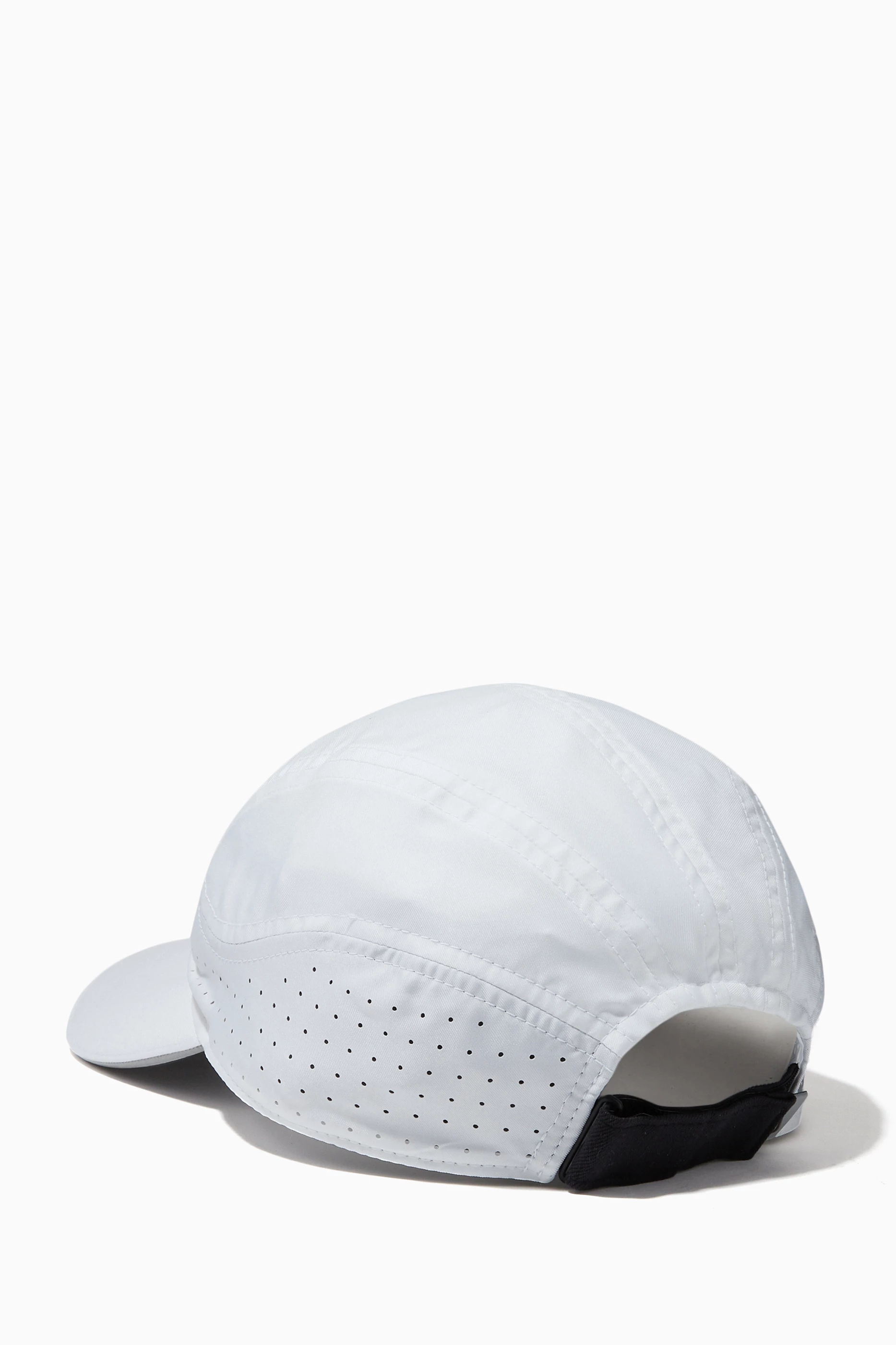 Buy Nike Running White AeroBill Tailwind Running Cap in Recycled Textile For Men Online Ounass Bahrain