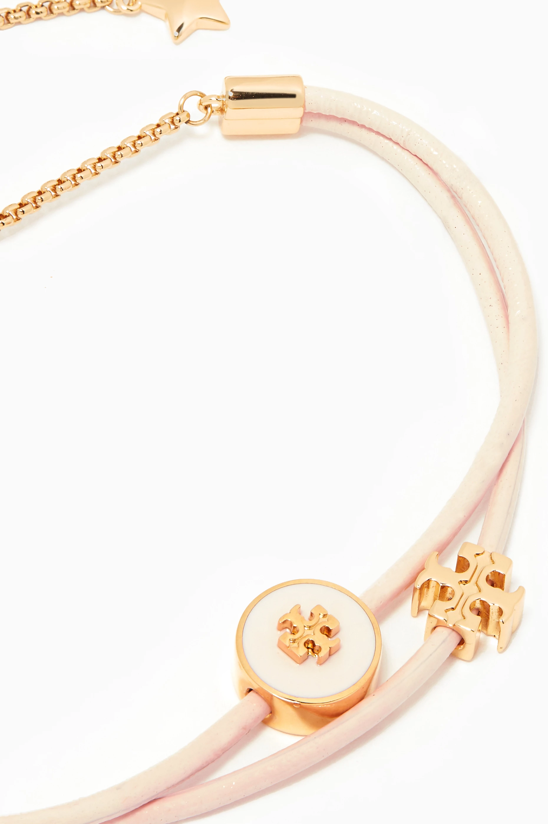 Tory burch enamel logo slider bracelet sale
