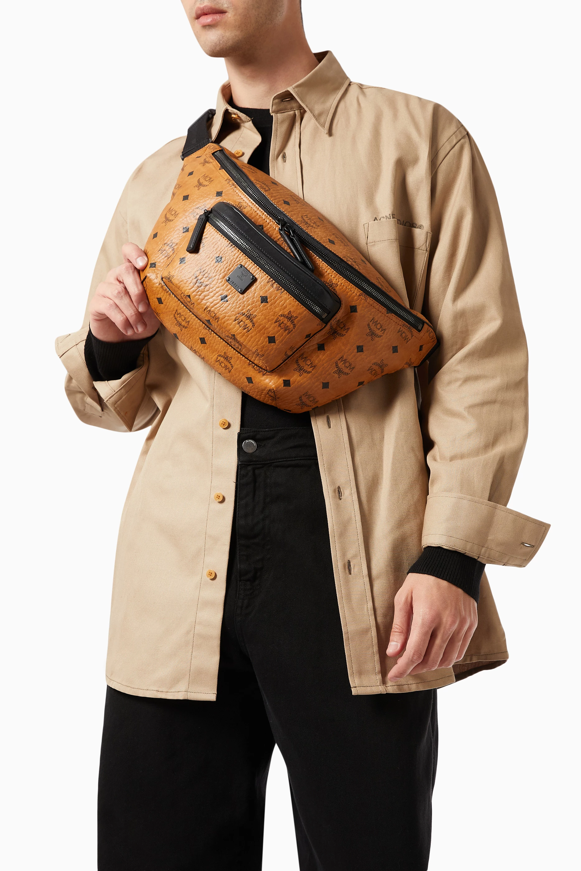 Mcm fursten belt bag shop