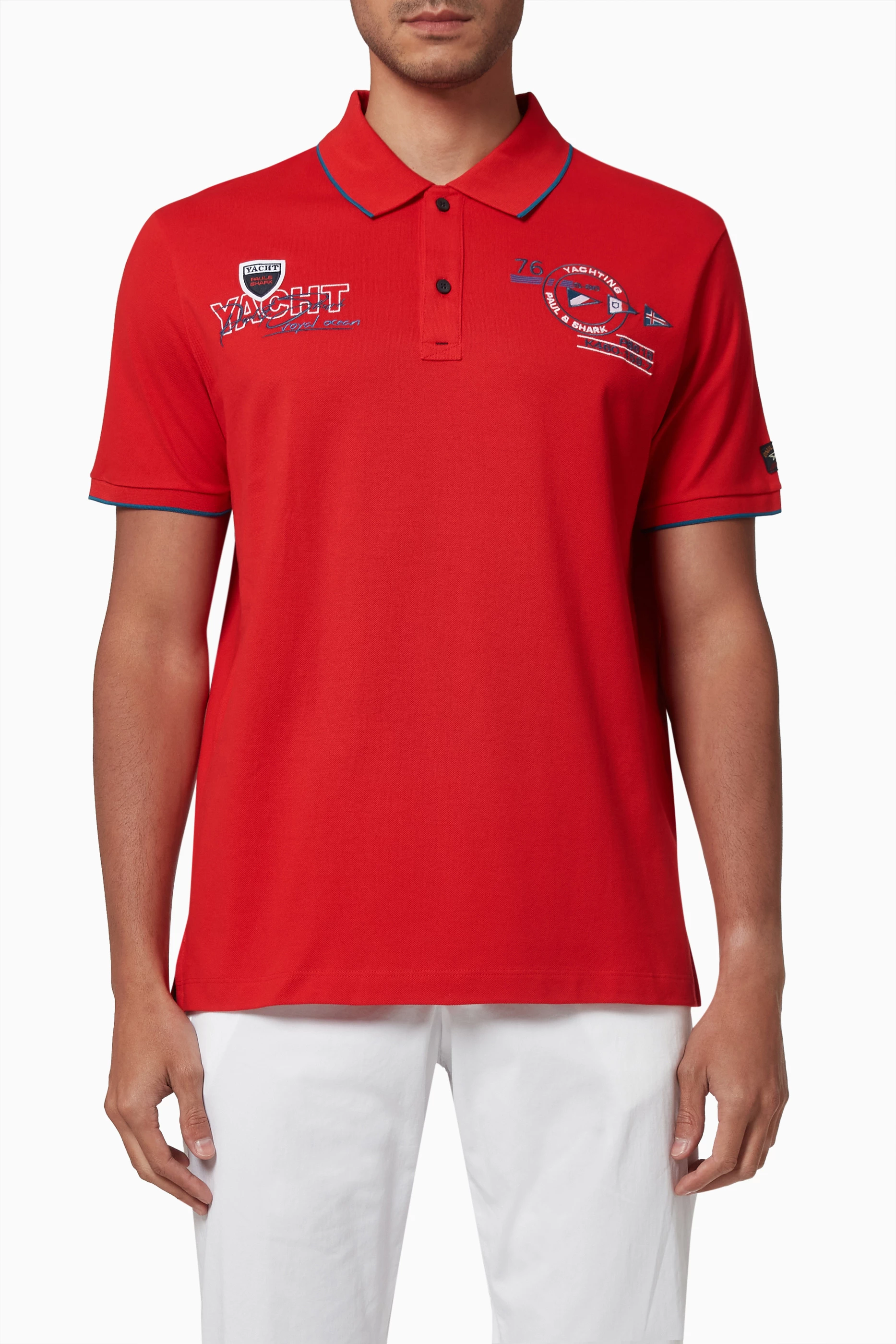 Paul and shark yachting polo top
