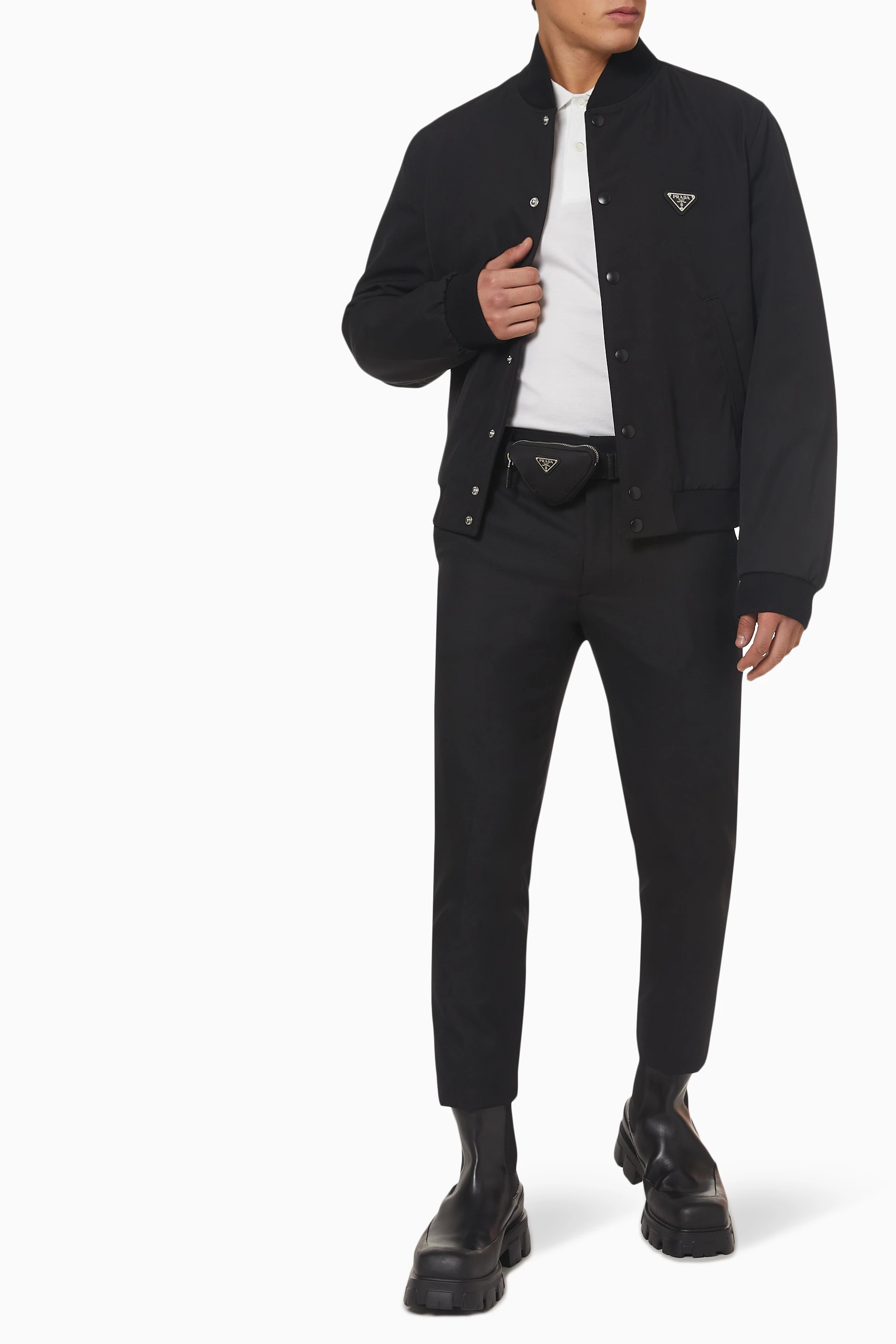 Prada bomber jacket mens store