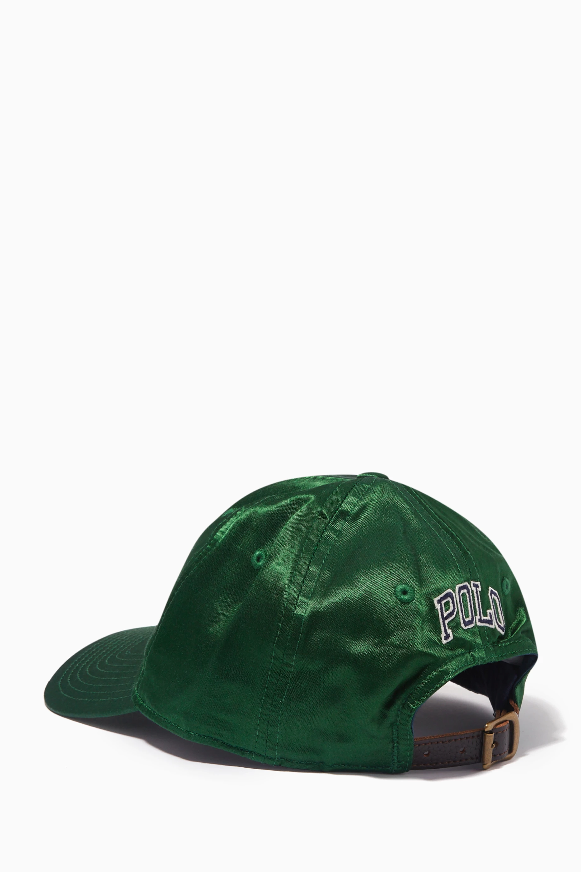Buy Polo Ralph Lauren Green Logo Patch Ball Cap in Satin For Men Online Ounass Bahrain