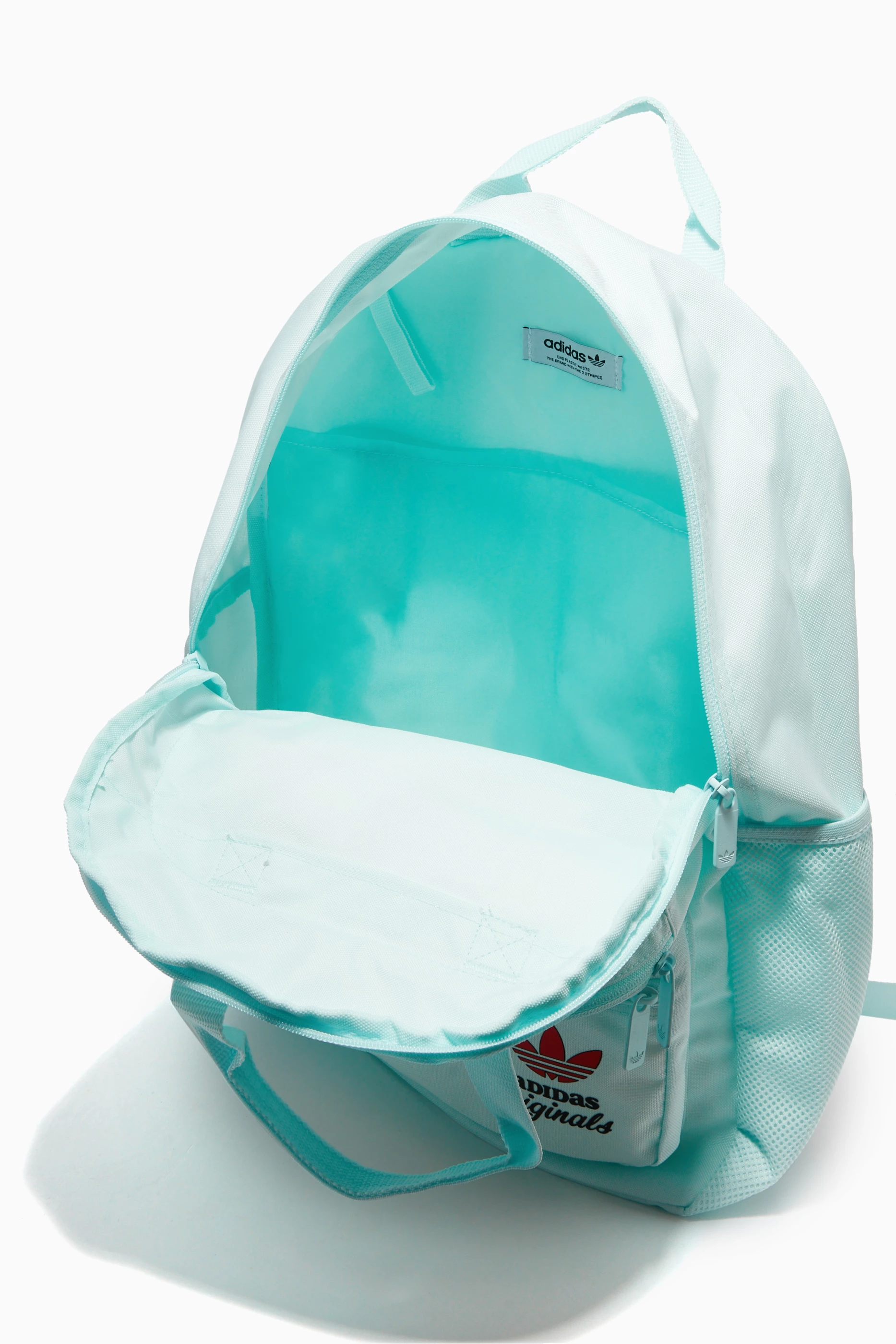 Buy adidas Blue Fun Trefoil Two Way Backpack in Recycled Materials For Boys Online Ounass Bahrain
