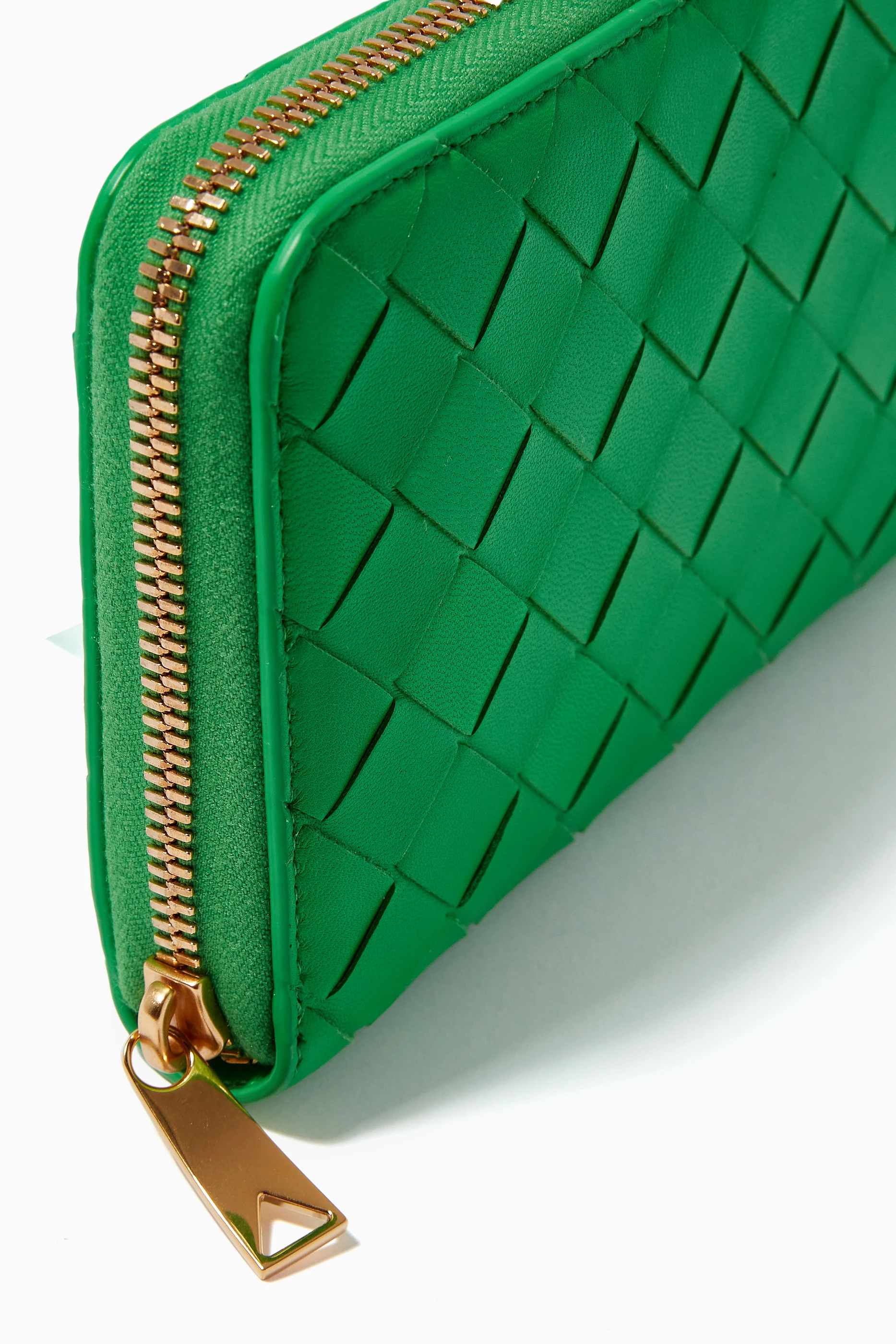 Bottega veneta wallet green hot sale