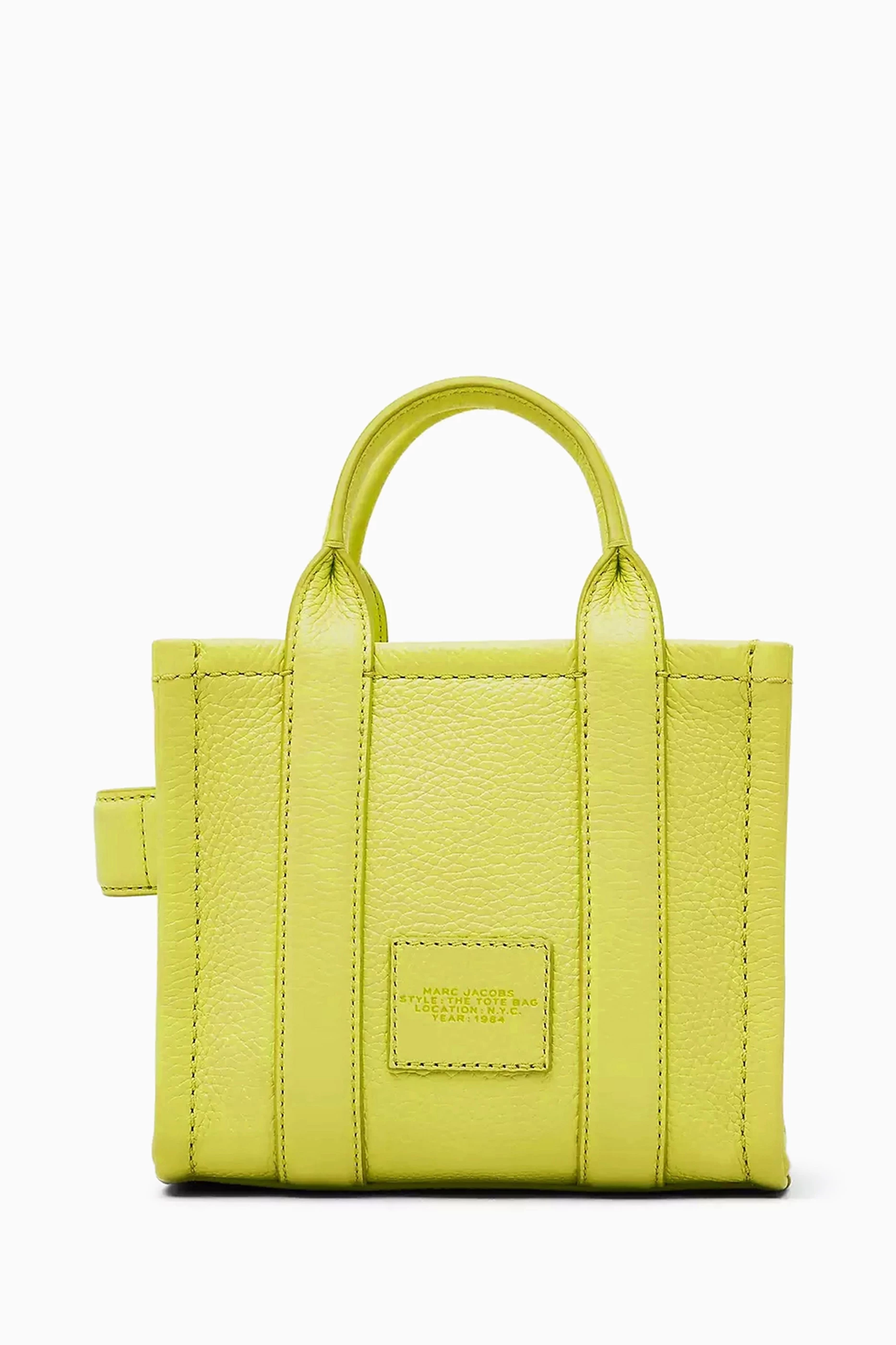 Buy Marc Jacobs Yellow The Mini Tote Bag in Cow leather For Women Online Ounass Bahrain