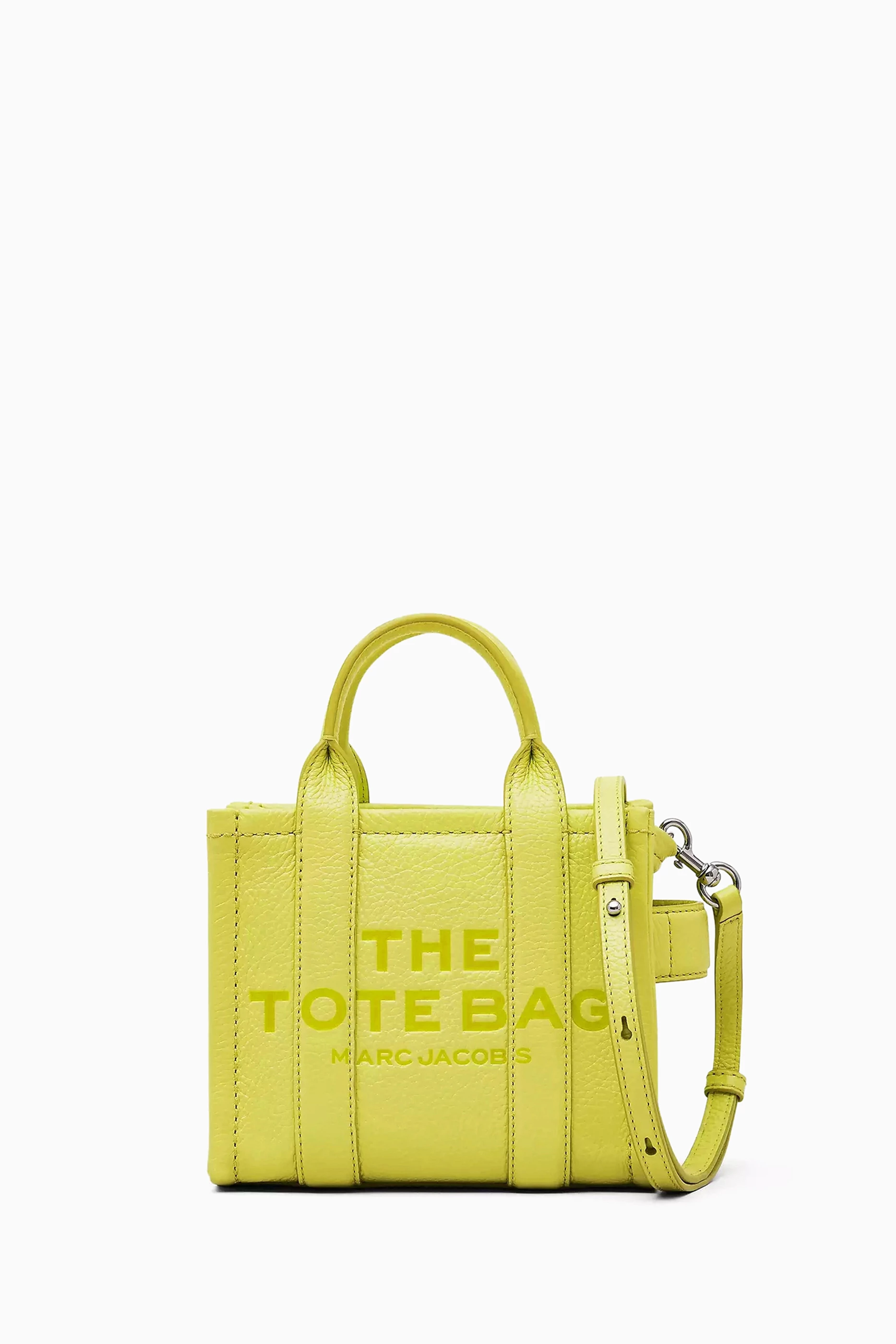 Buy Marc Jacobs Yellow The Mini Tote Bag in Cow leather For Women Online Ounass Bahrain