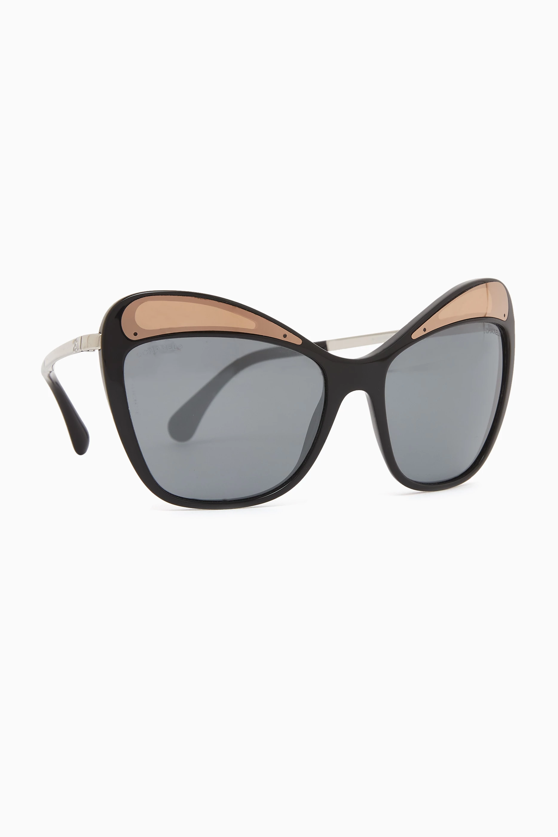 Buy Chanel Pre-Loved Black Runway Butterfly Sunglasses in 