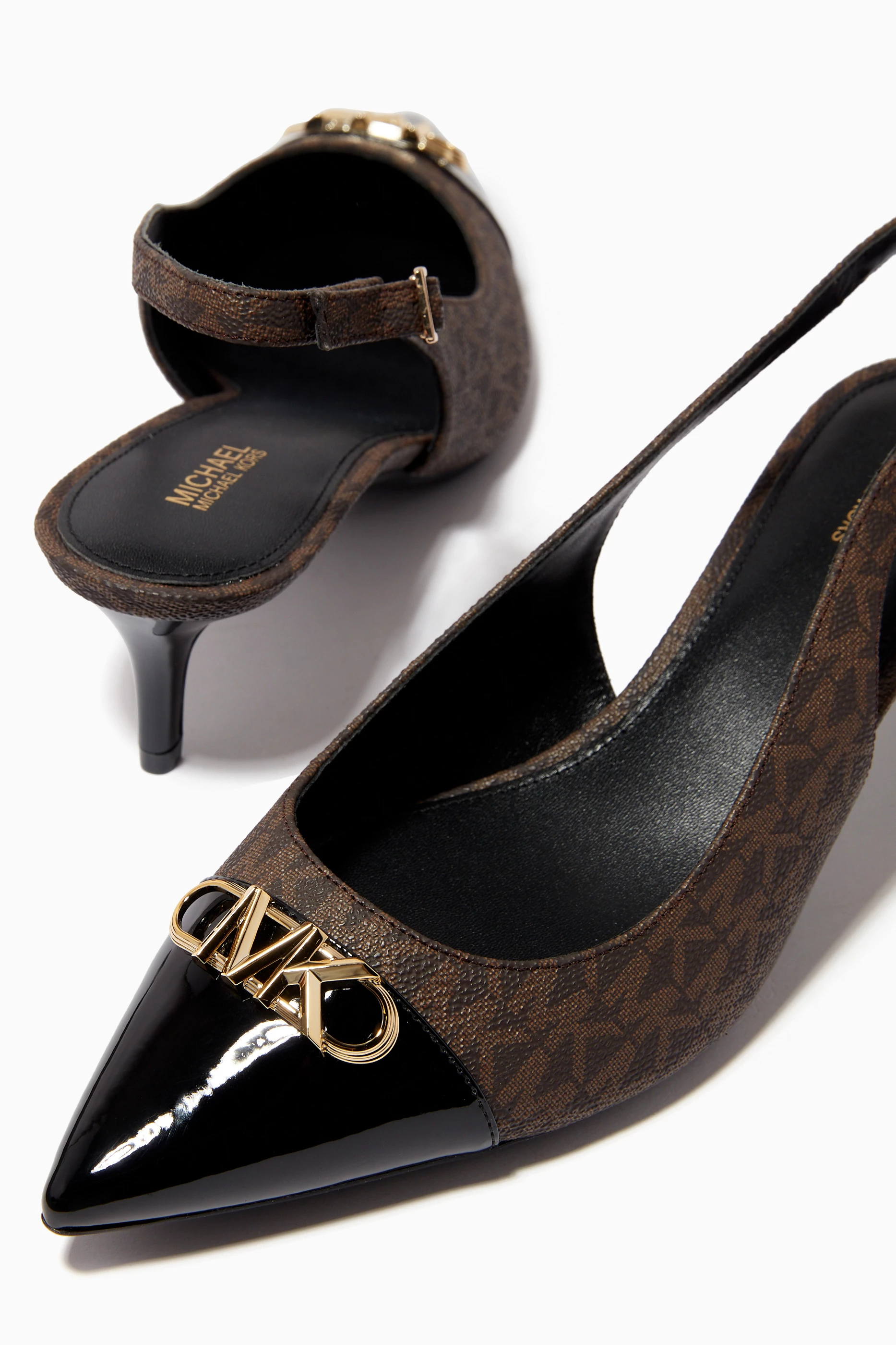 Buy Michael Kors Multicolour Parker Flex 50 Logo Pumps in Canvas For Women Online Ounass Bahrain