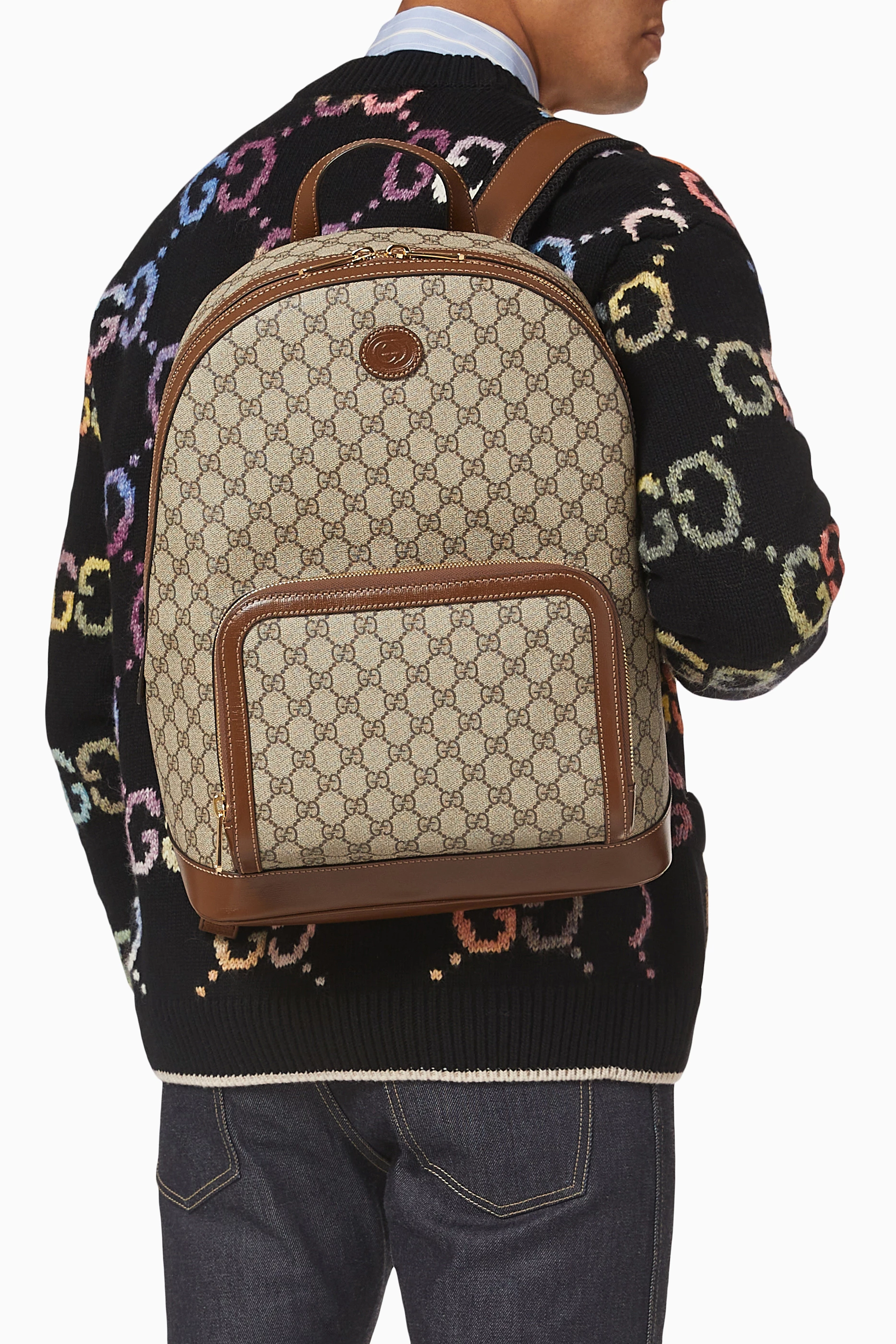 Gucci backpack mens cheap clearance