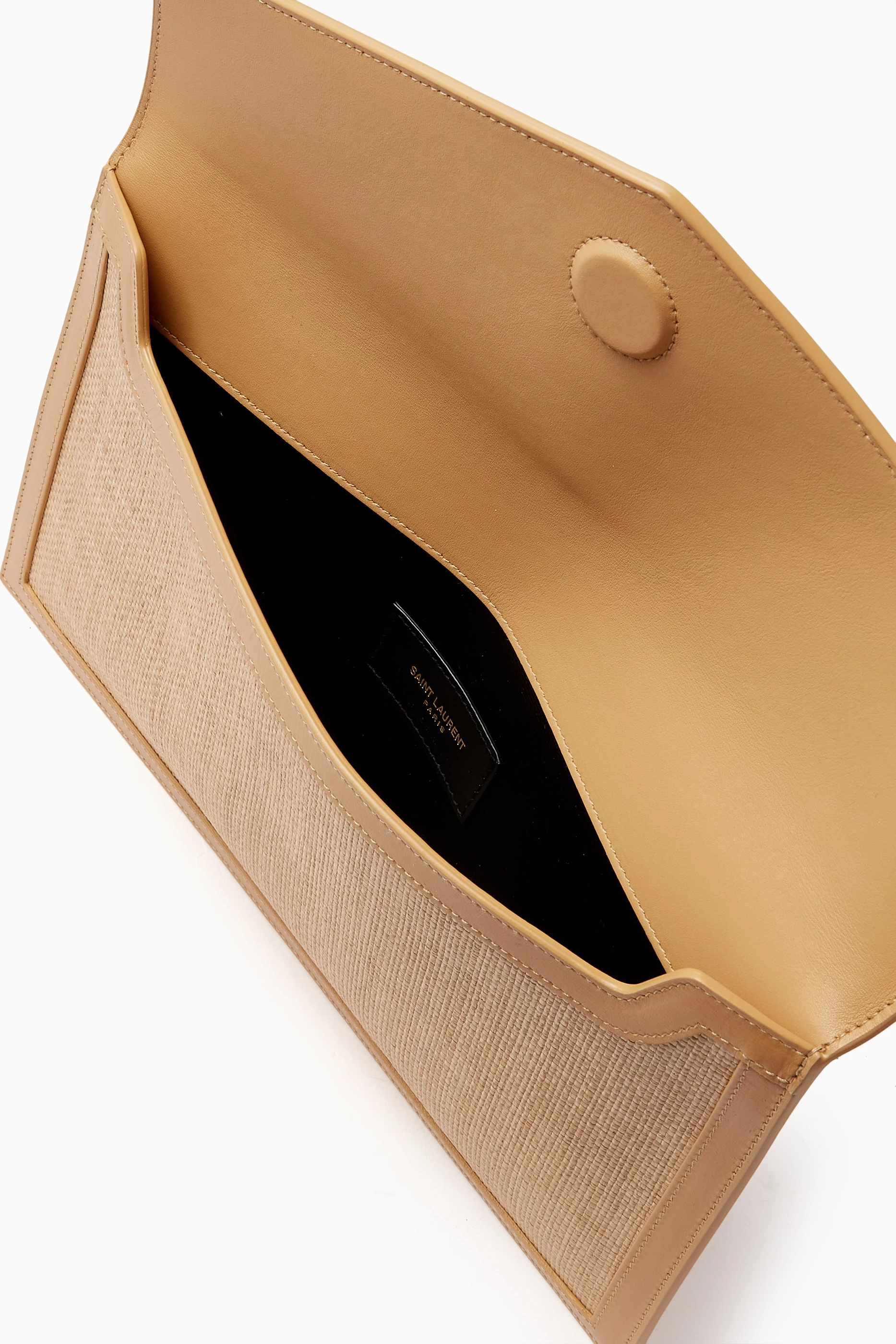 Small Uptown Clutch Buy SAINT LAURENT Brown Uptown Pouch In Micro