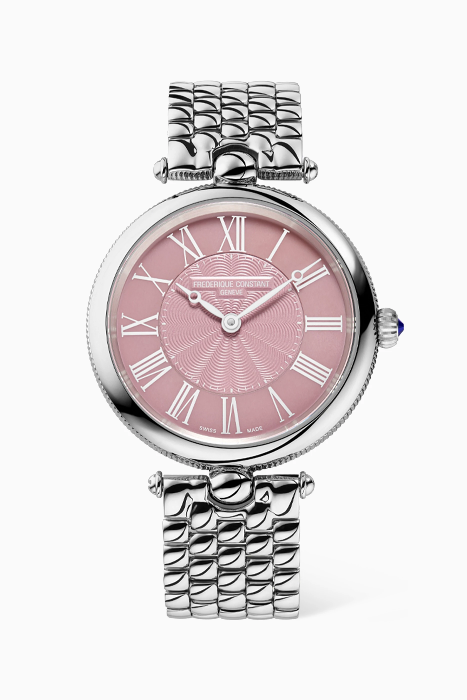 Buy Frederique Constant Pink Classics Art Deco Quartz Watch For Women Online Ounass Bahrain