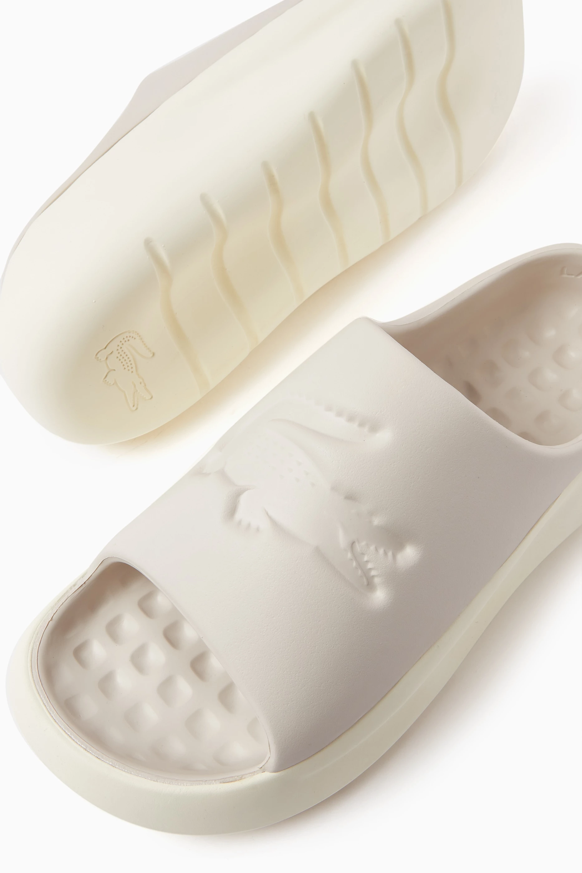 Lacoste pool slides store