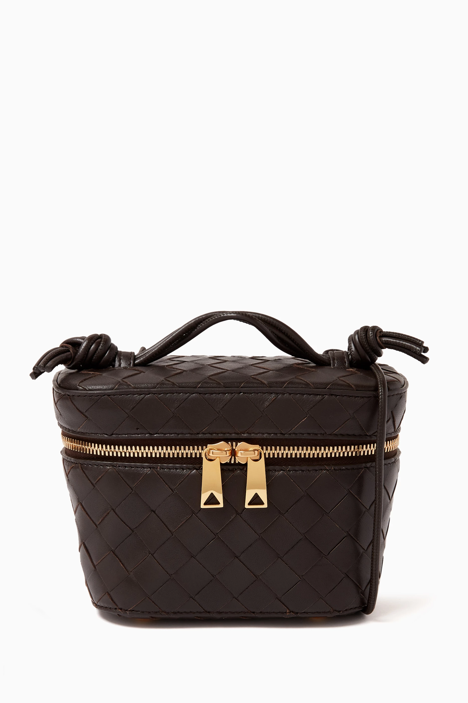 Vintage bottega vanity pouch intrecciato discount