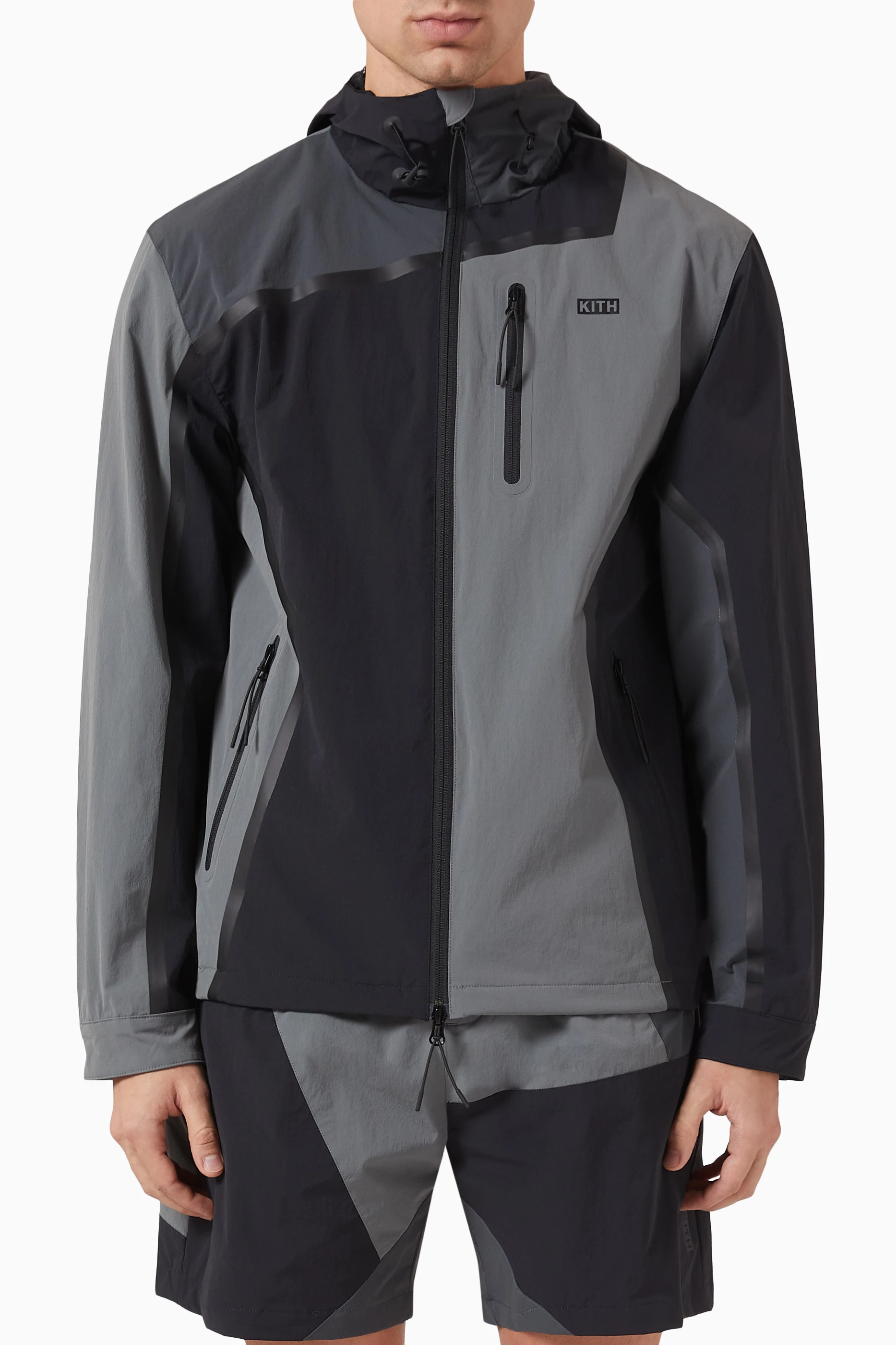 Buy Kith Black Madison Jacket in Nylon For Men Online Ounass Bahrain