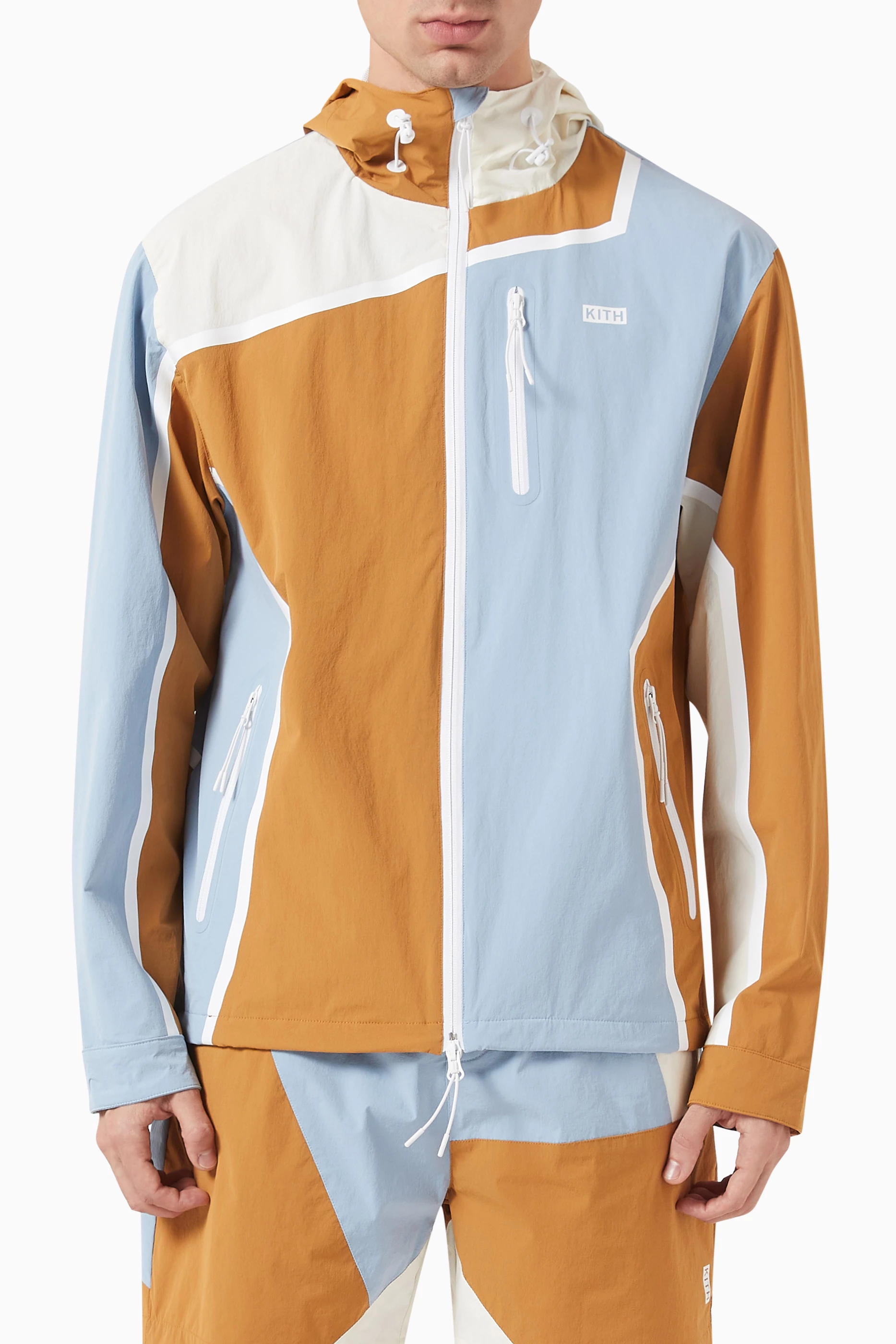 Buy Kith Brown Madison Jacket in Nylon For Men Online Ounass Bahrain