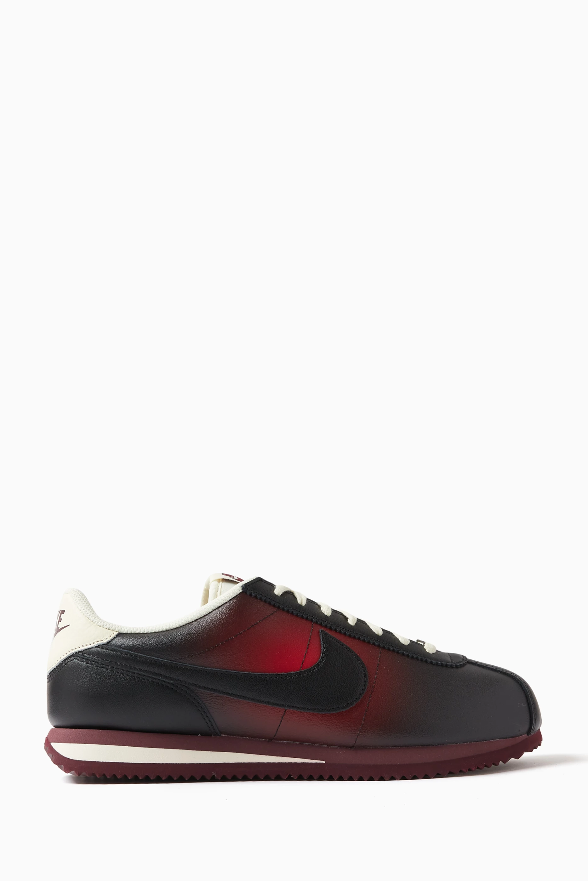 Nike cortez black and pink clearance