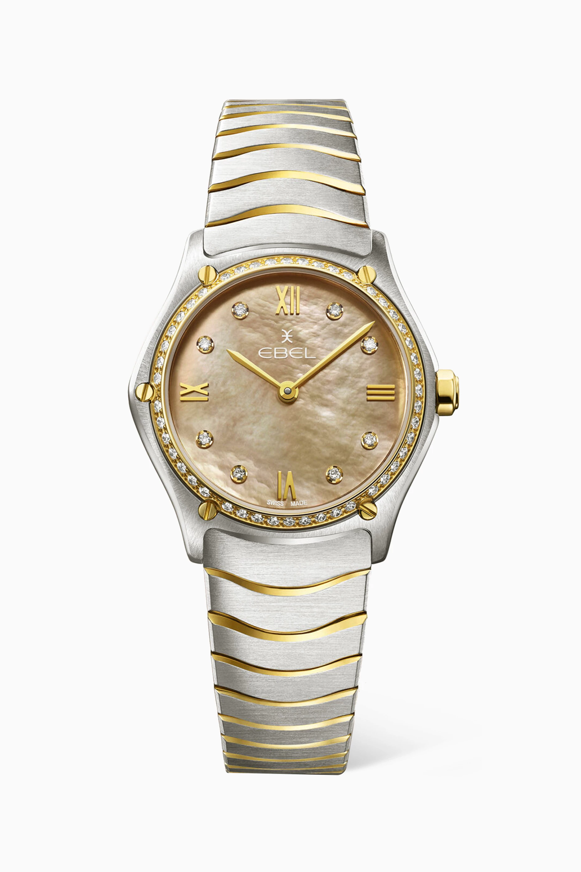 Buy Ebel Silver Sport Classic Stainless Steel Watch 29mm For Women Online Ounass Bahrain