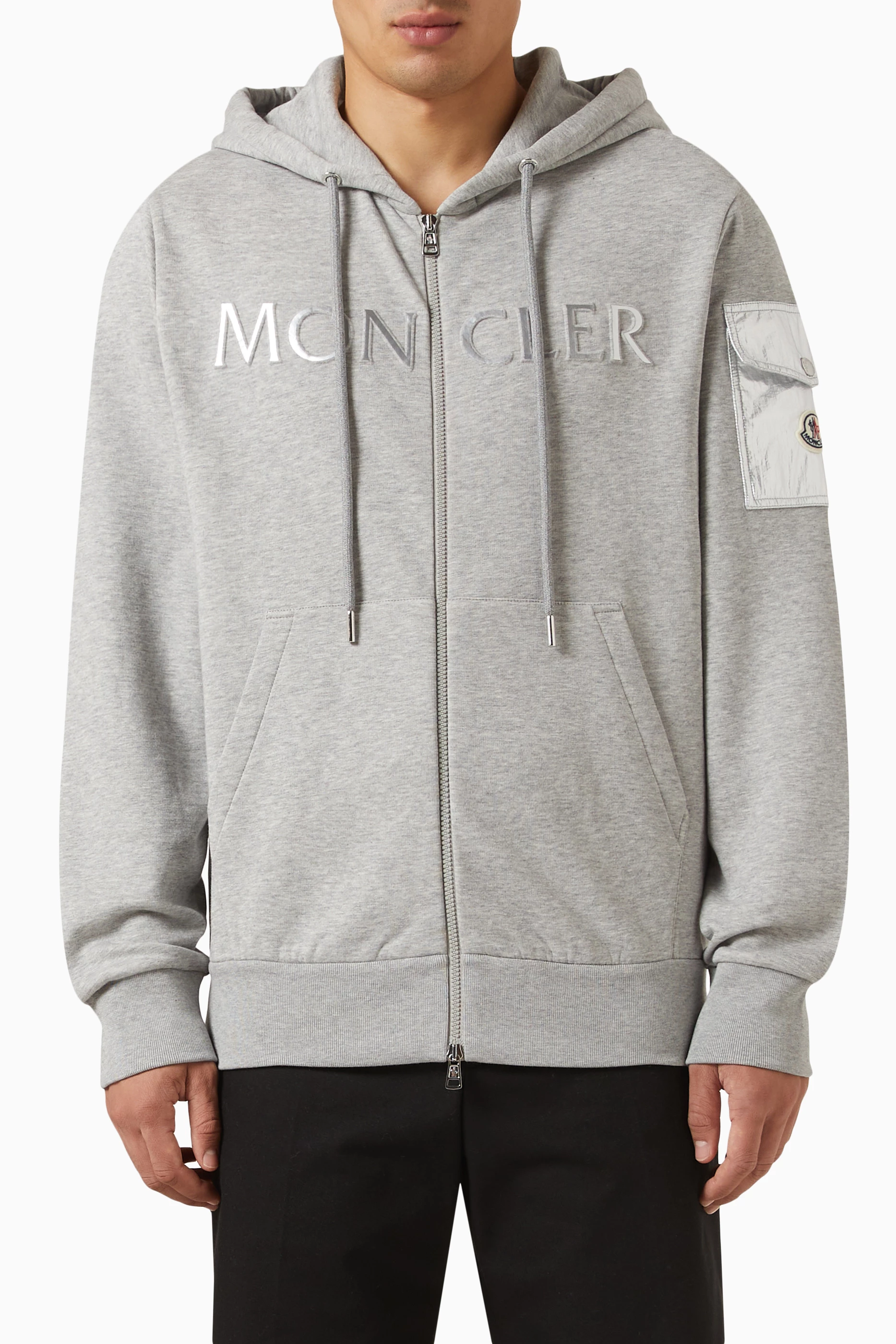 【送関込】MONCLER☆モンクレール Hoodie zip up MONCLER/モンクレール/ZIP UP FLEECE HOODIE/ジップアップ