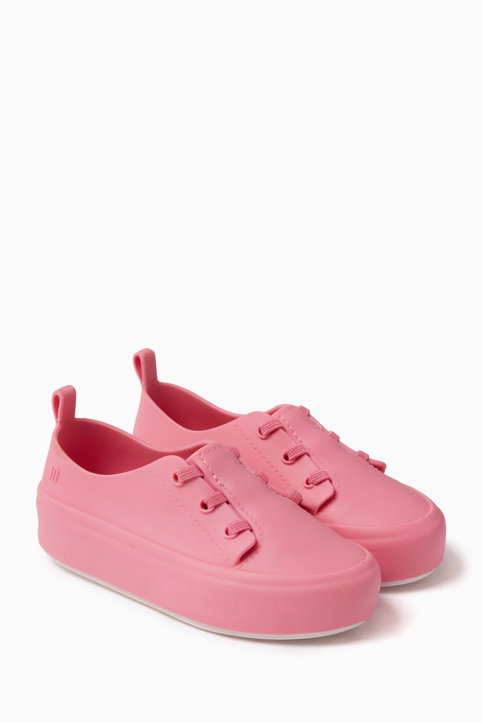 Buy Mini Melissa Pink Ulitsa Sneakers in Melflex PVC For Girls Online Ounass Bahrain