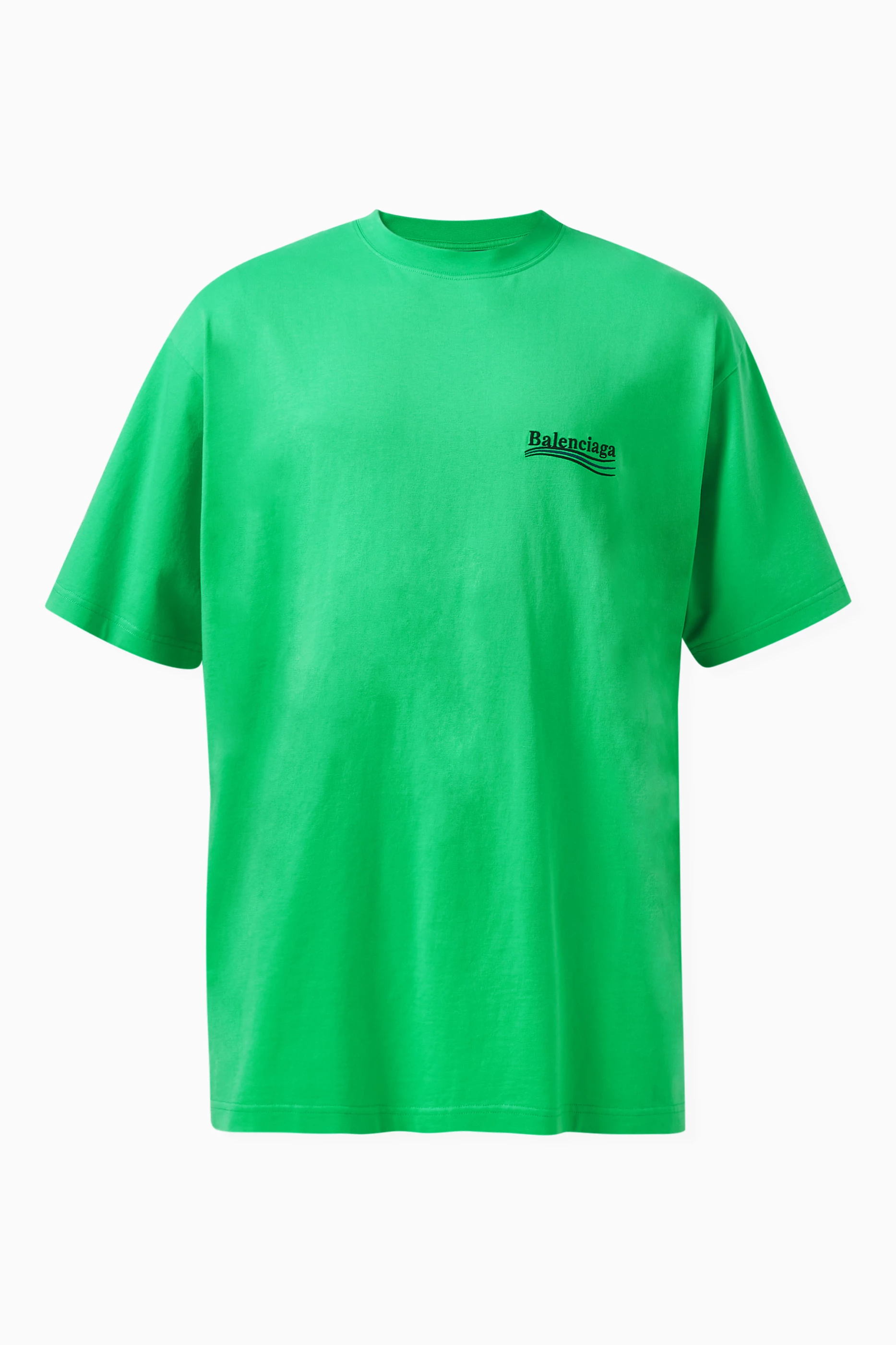 Lime green balenciaga shirt shop