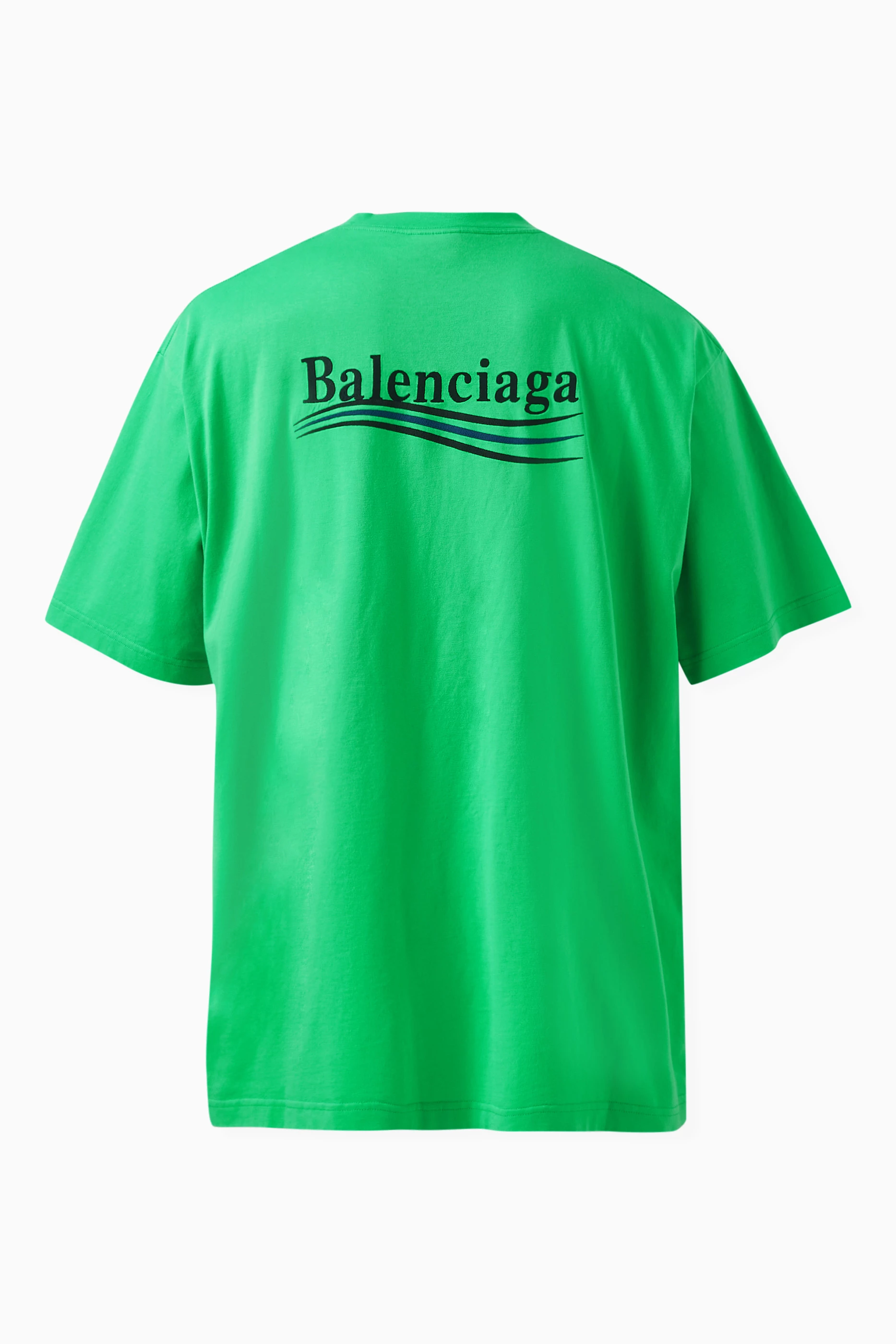 Green balenciaga shirt clearance