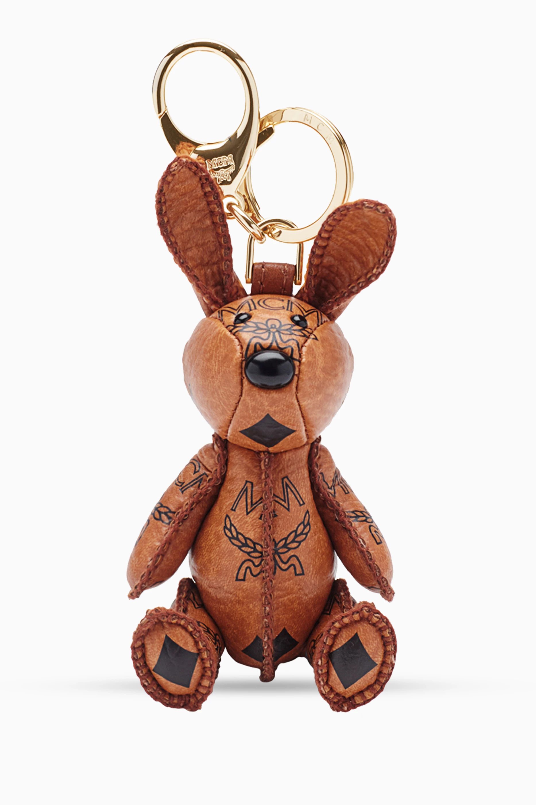 Buy MCM Brown MCM Park Rabbit Bag Charm in Coated Canvas For Women Online Ounass Bahrain