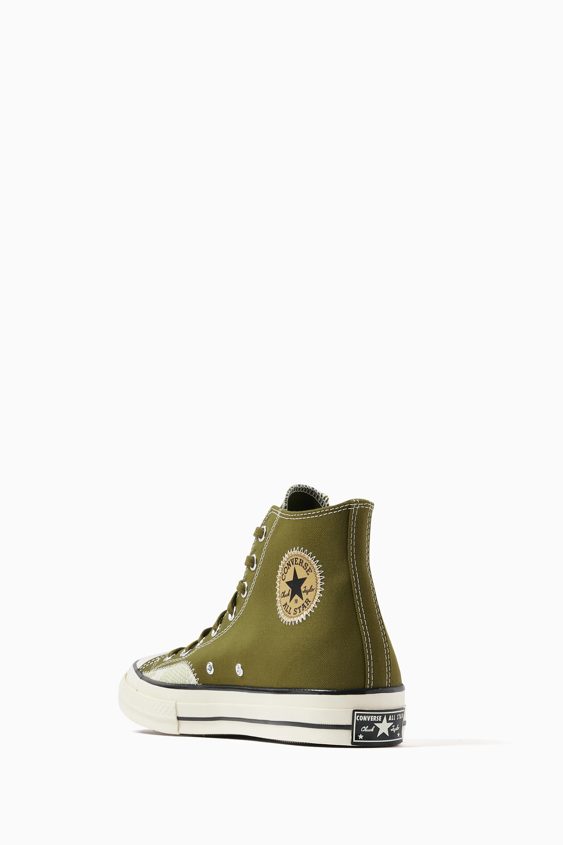 Buy Converse Green Chuck 70 High top Sneakers in Canvas For Men Online Ounass Bahrain