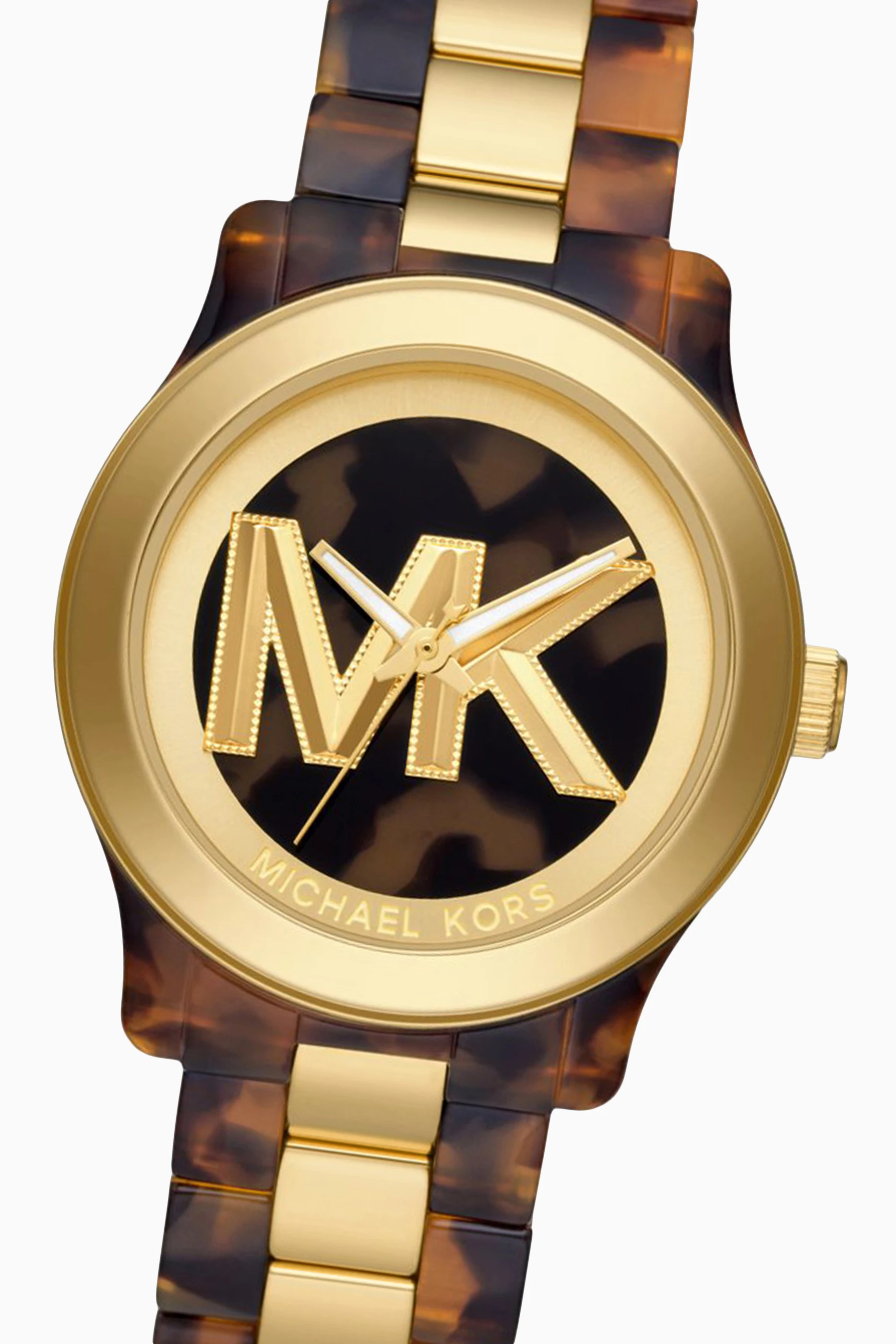 Michael kors tortoiseshell watch clearance
