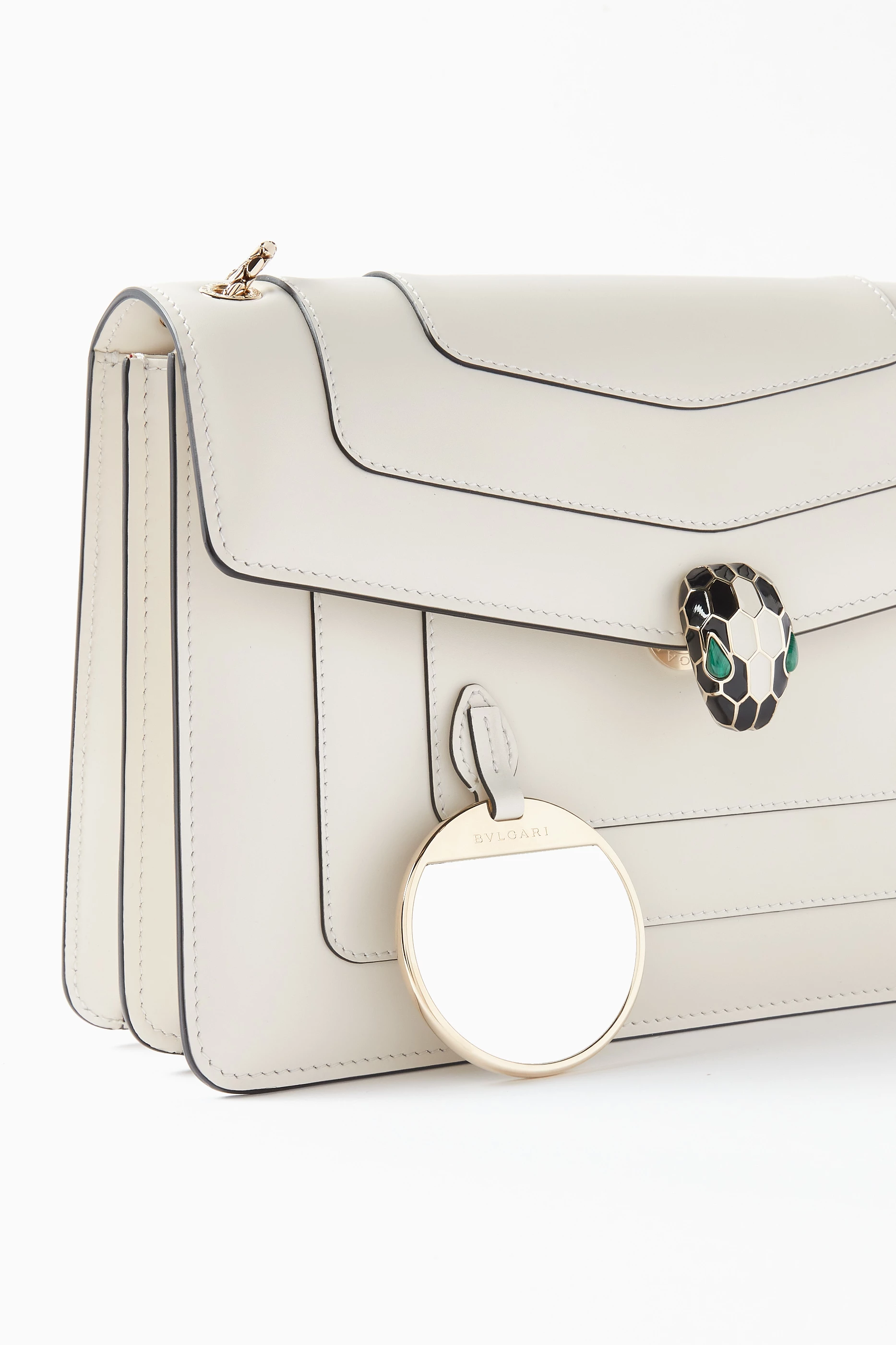 Bvlgari serpenti forever flap cover bag top