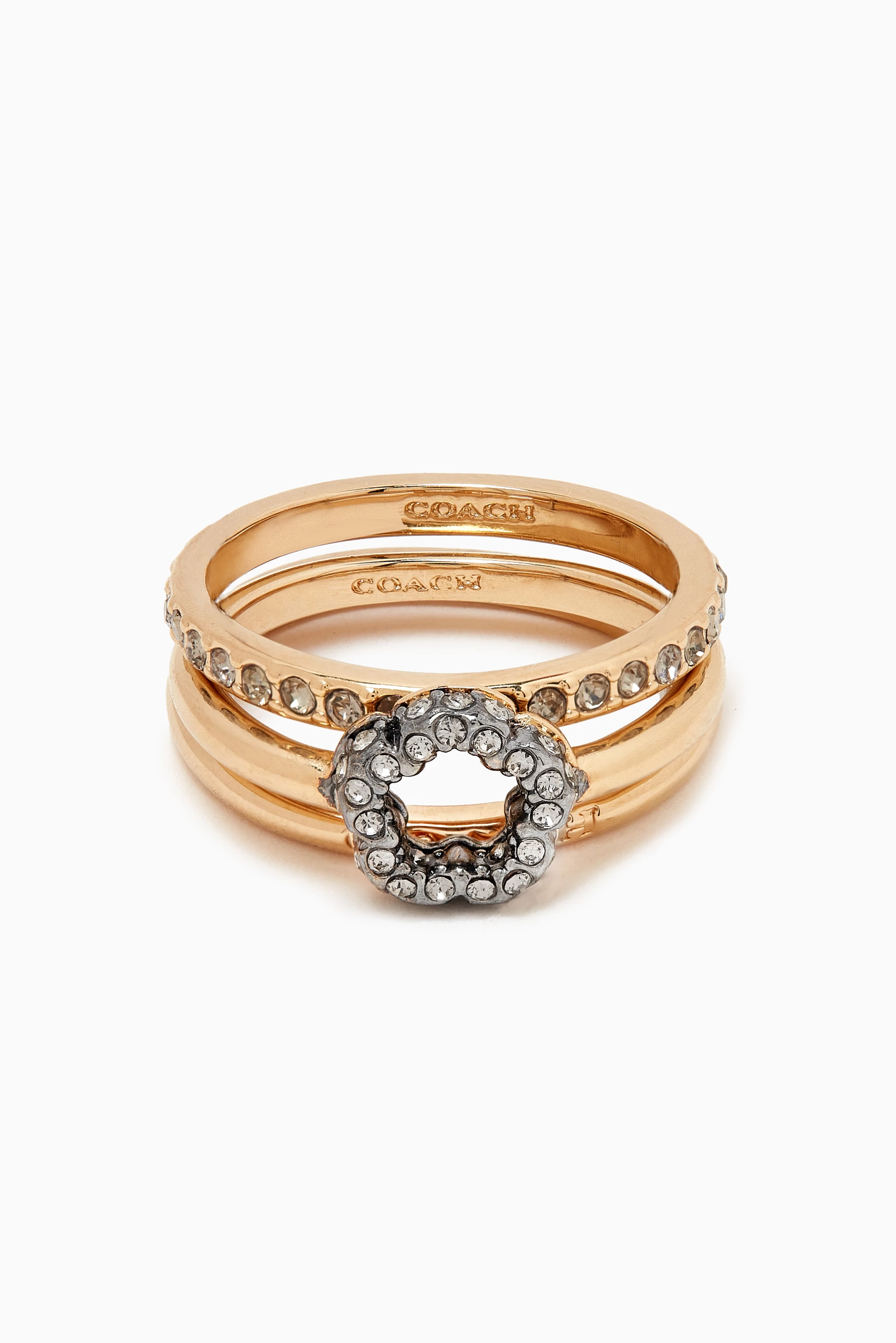 Coach rose gold ring 2025