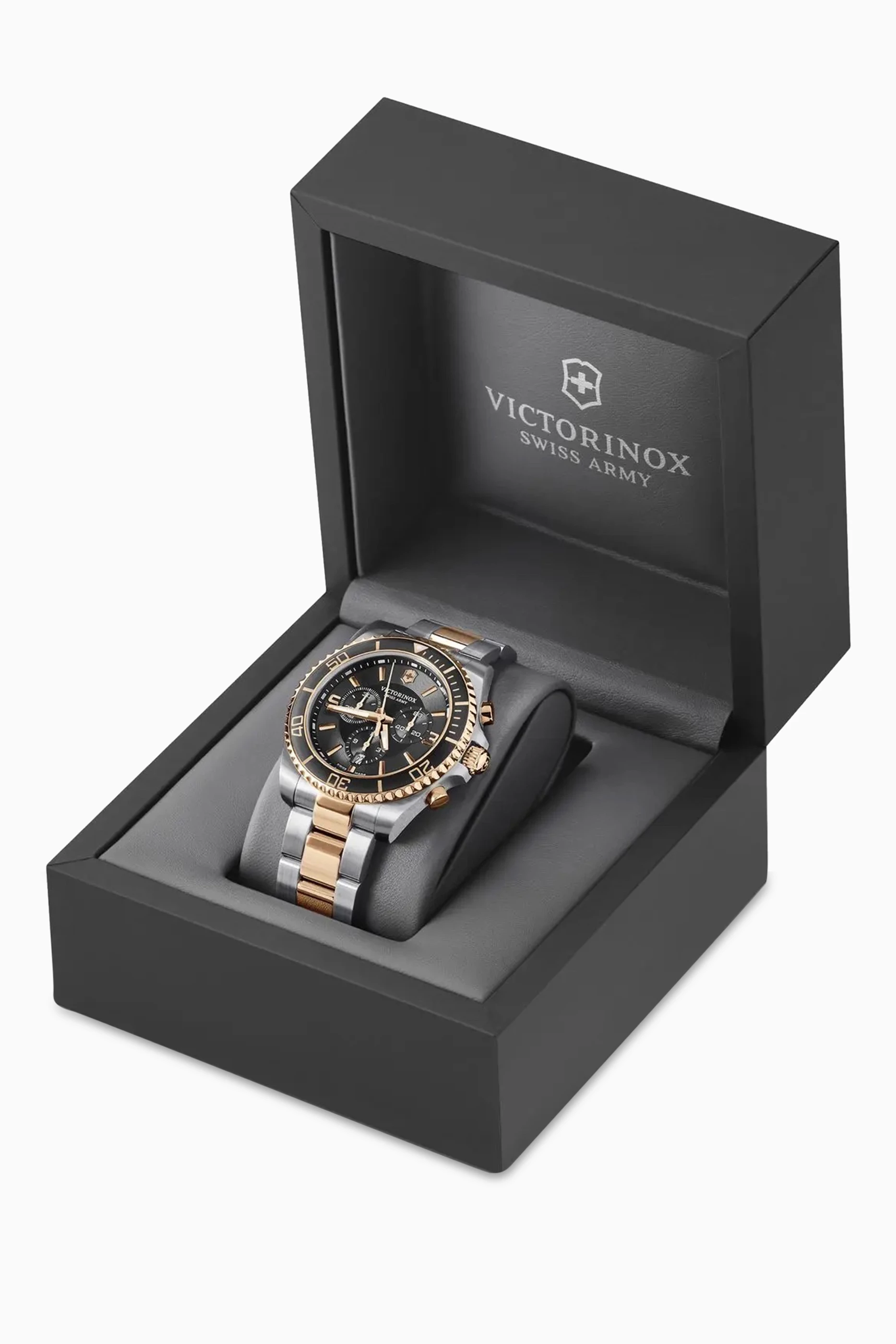 Buy Victorinox Black Maverick Chronograph Watch in Stainless Steel For Men Online Ounass Bahrain