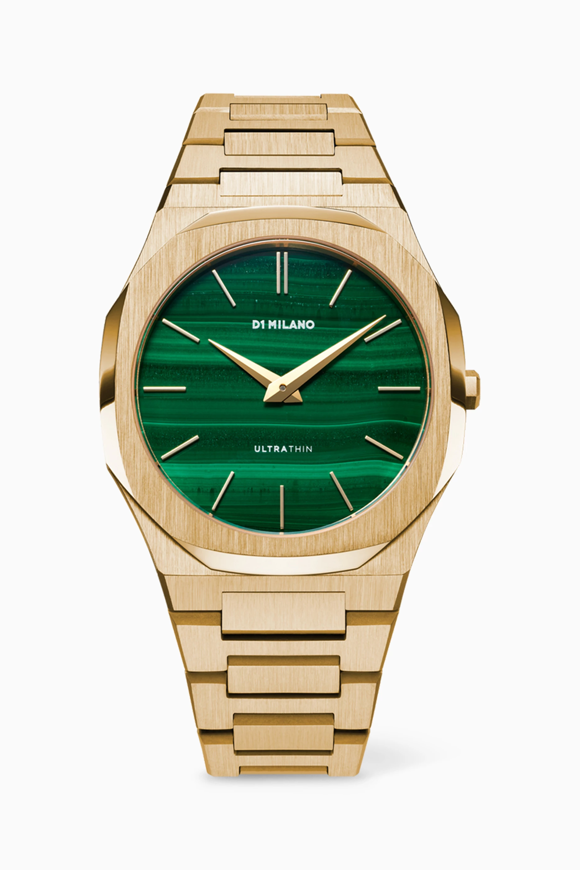 Buy D1 Milano Green Ultra Thin Quartz Gold Stainless Steel Watch 40mm For Women Online Ounass Bahrain