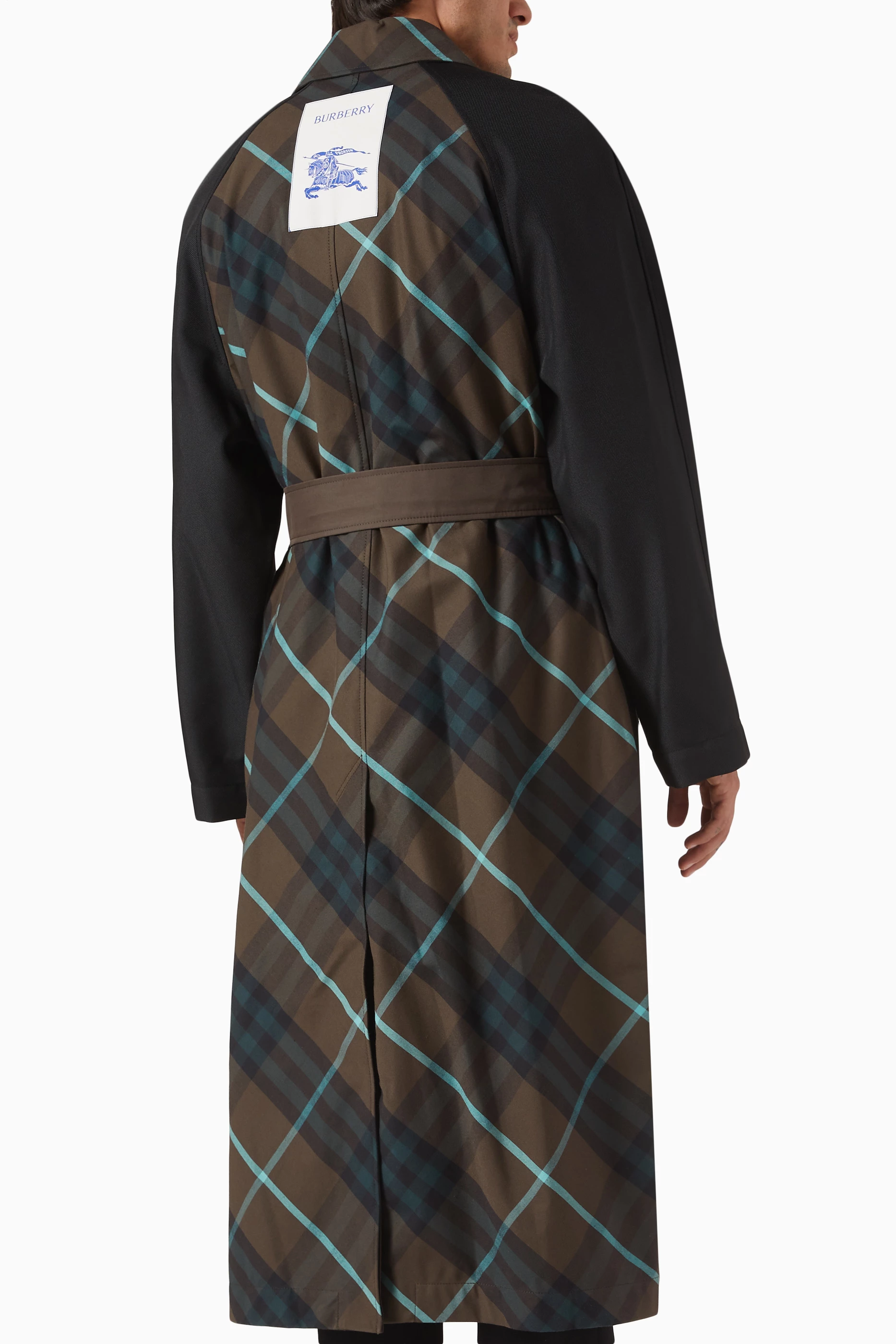 Burberry tartan coat sale