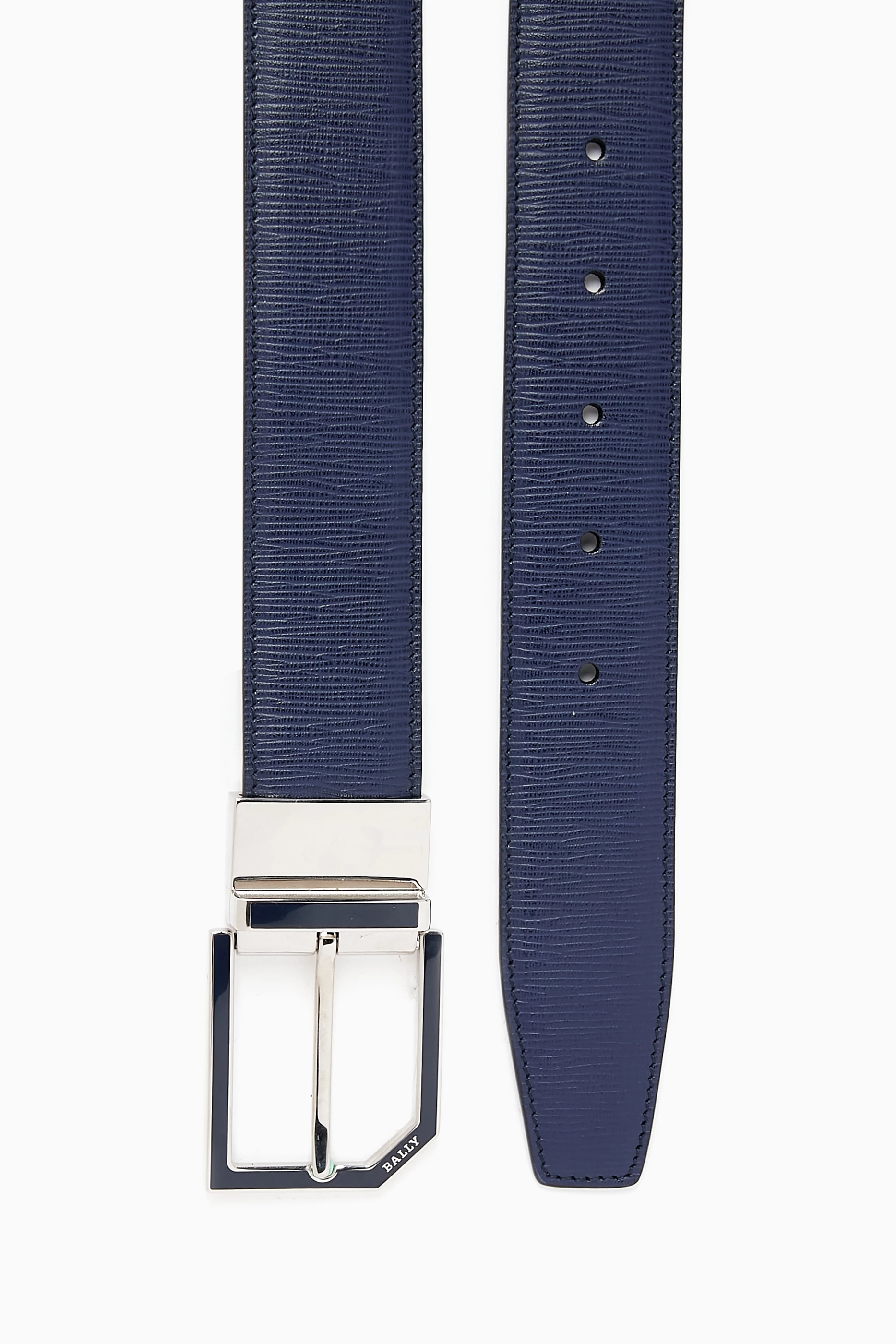 Bally belt blue top