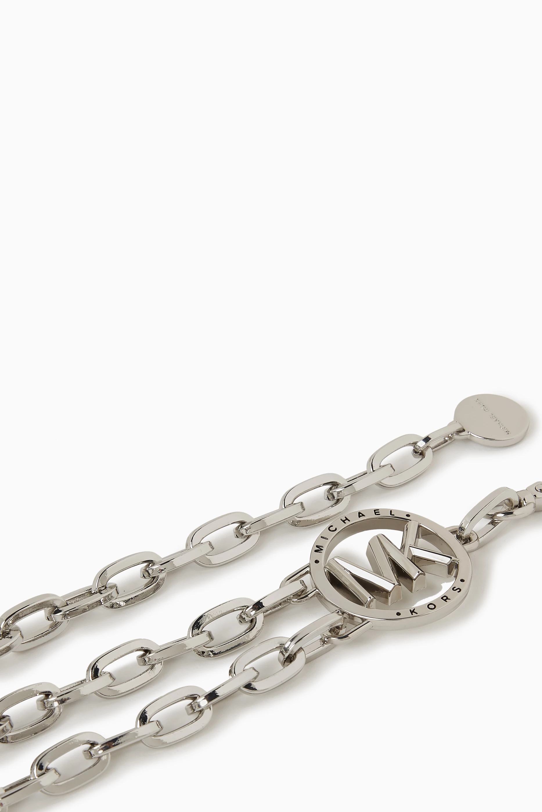 Buy Michael Kors Grey Swag Chain Waist Belt in Metal For 