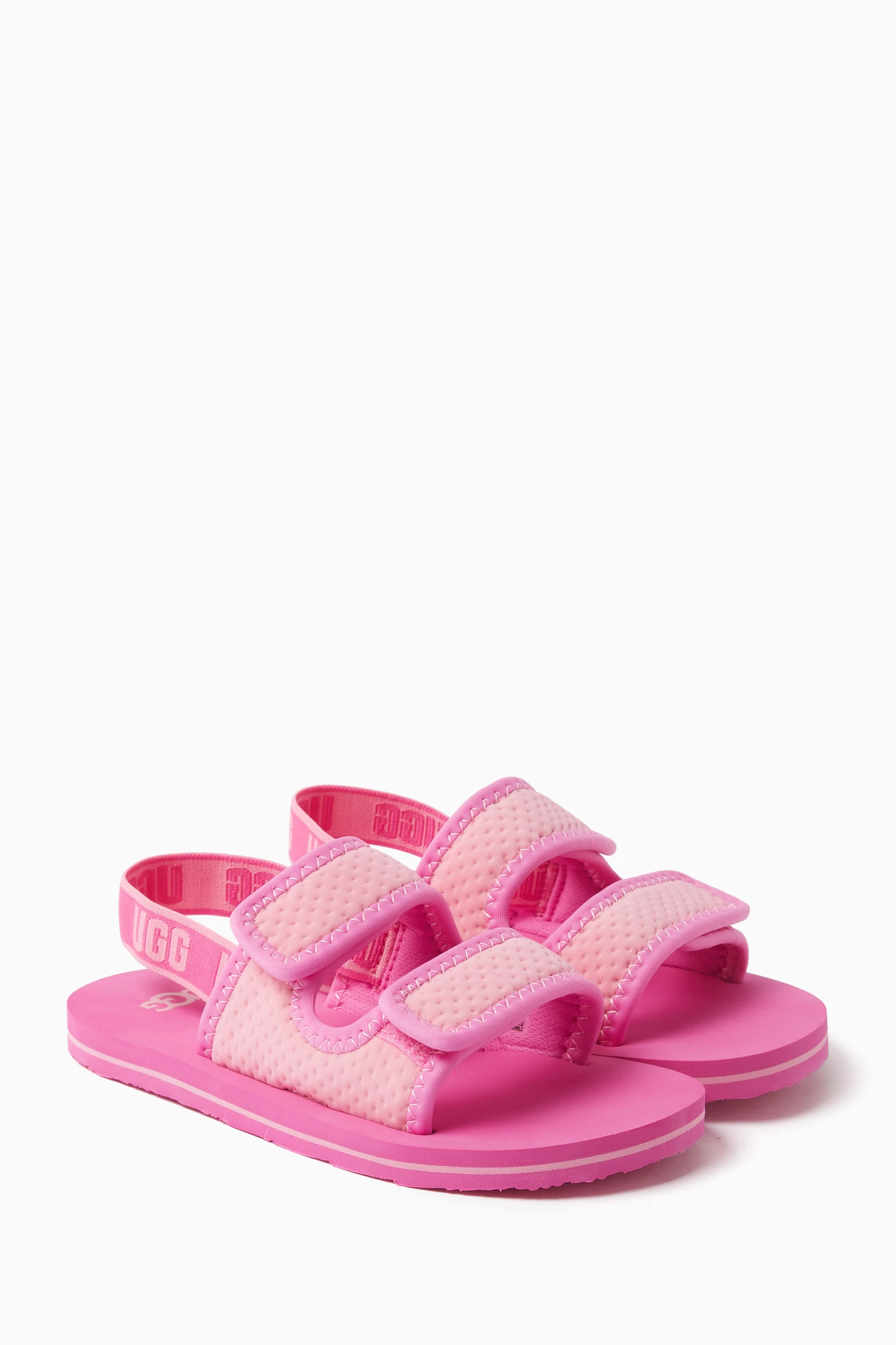 Buy UGG Pink Lennon Slingback Sandals For Girls Online Ounass Bahrain