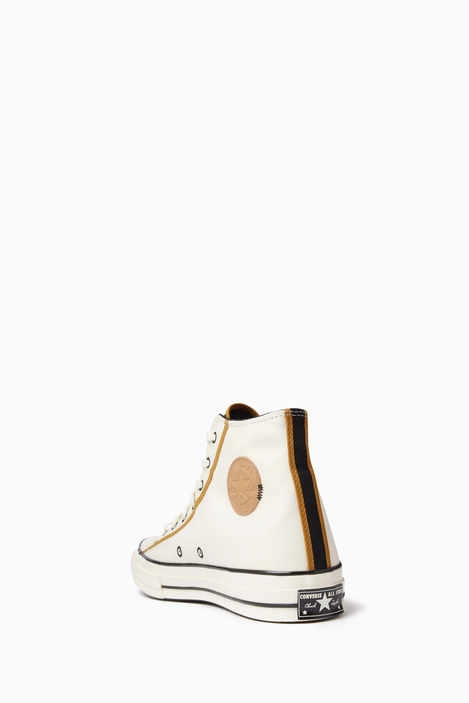 Buy Converse Neutral Chuck 70 High top Sneakers in Canvas For Men Online Ounass Bahrain