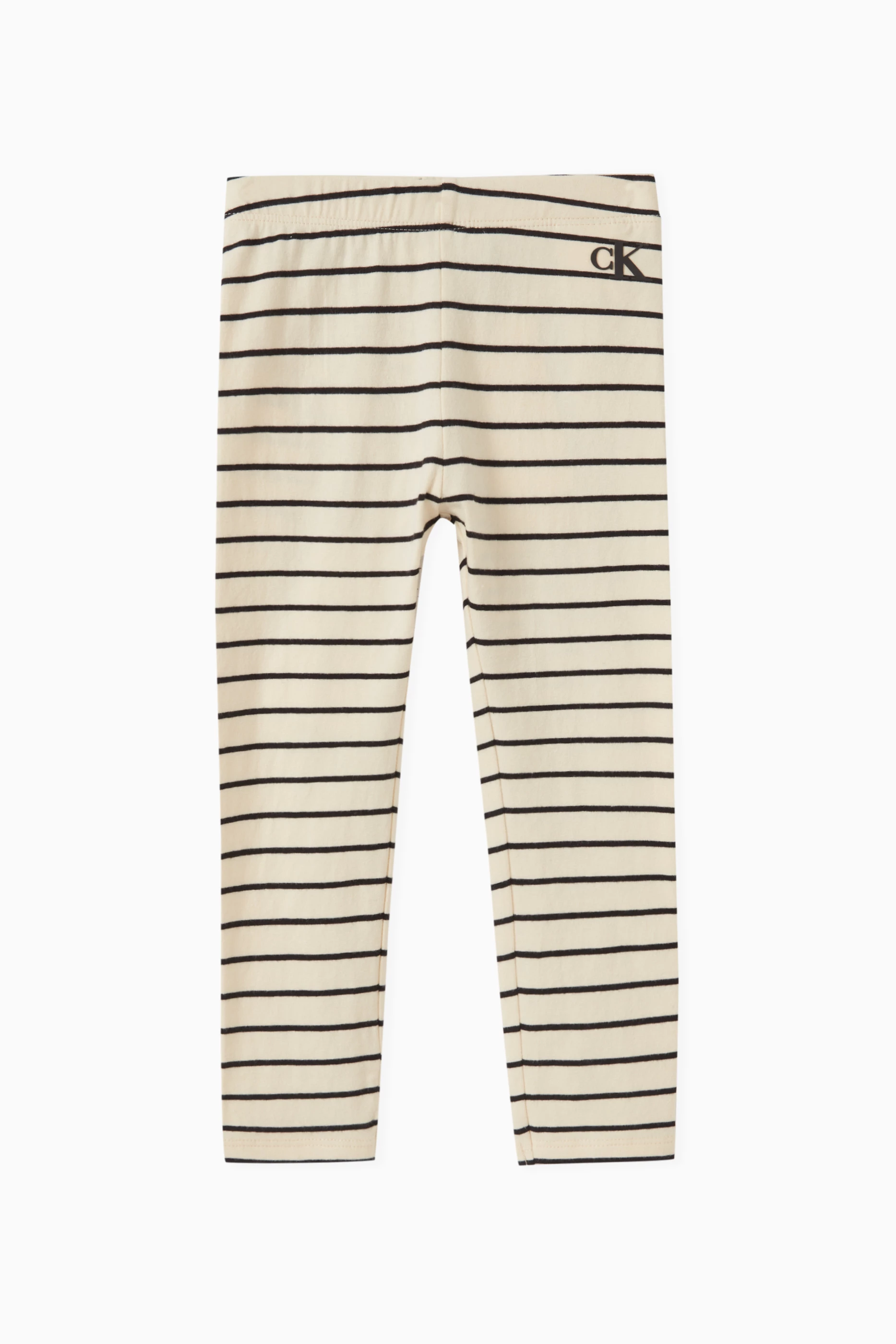 Calvin klein striped leggings shop