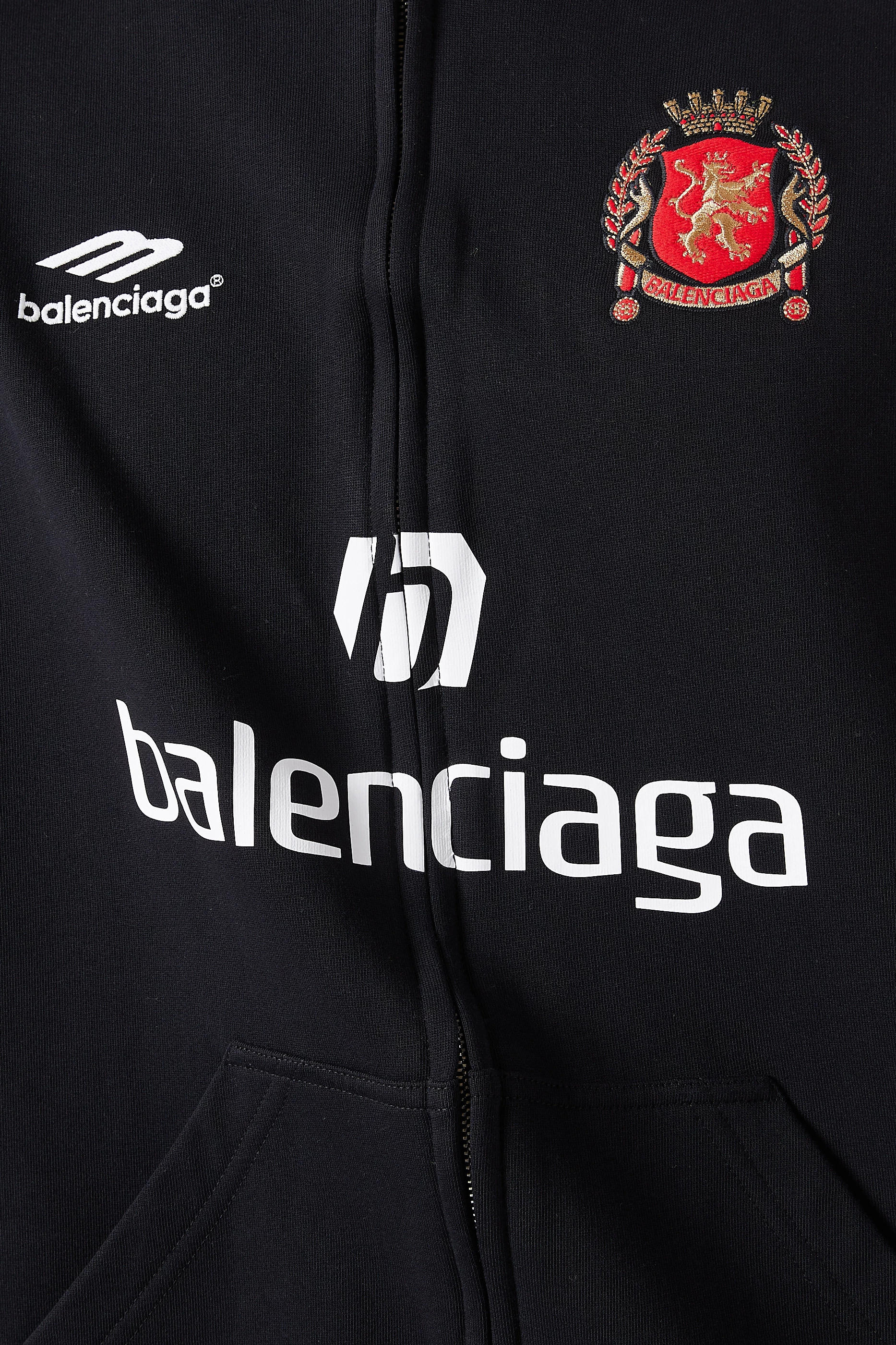 balenciaga soccerhoodie 並行輸入品 SOCCER ZIPUP HOODIE ミディアムフィット (BALENCIAGA/パーカー