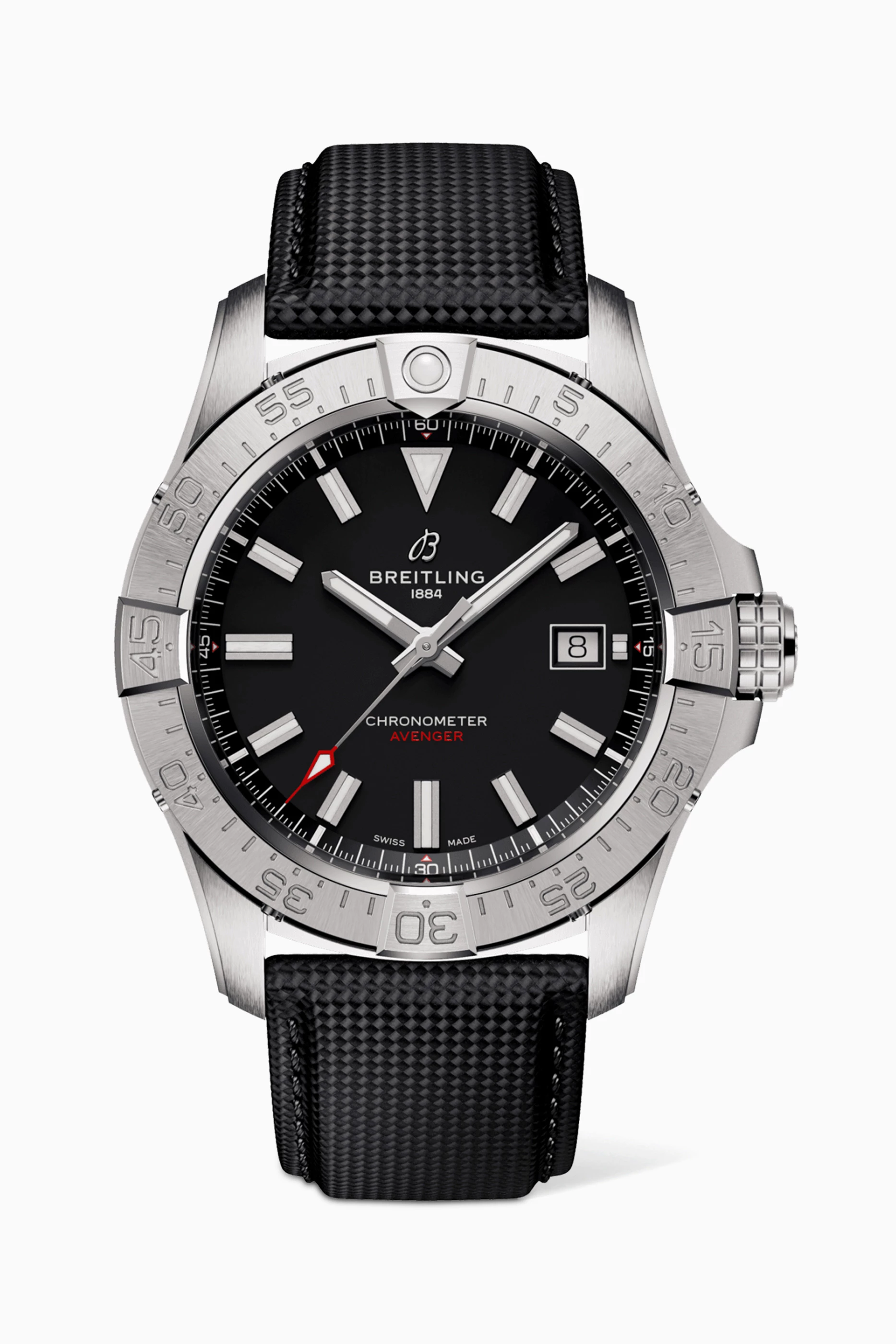 Buy Breitling Black Avenger Automatic 42 Watch For Men Online Ounass Bahrain