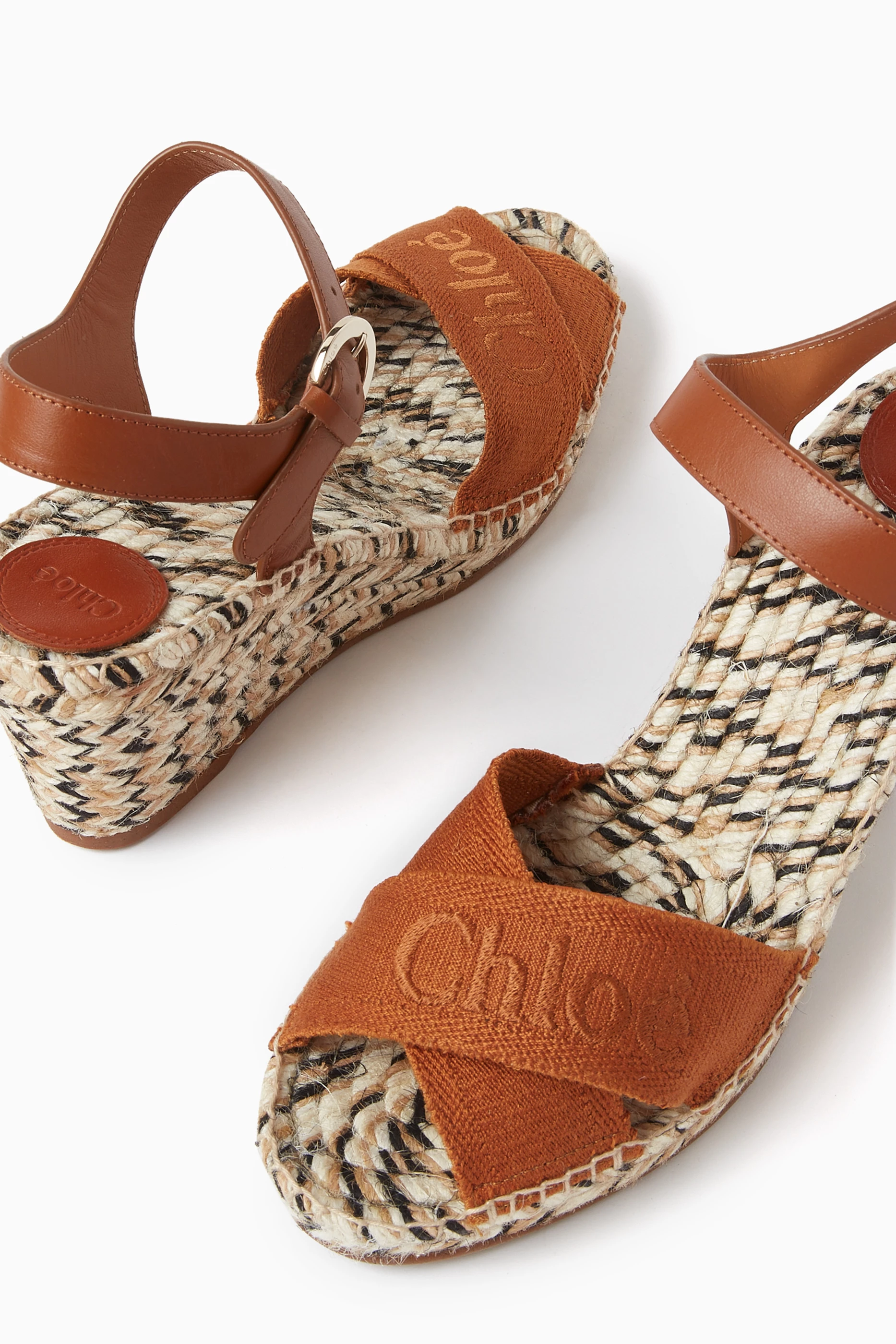 Chloe Espadrilles Wedge Buy Chloé Brown Piia 80 Wedge
